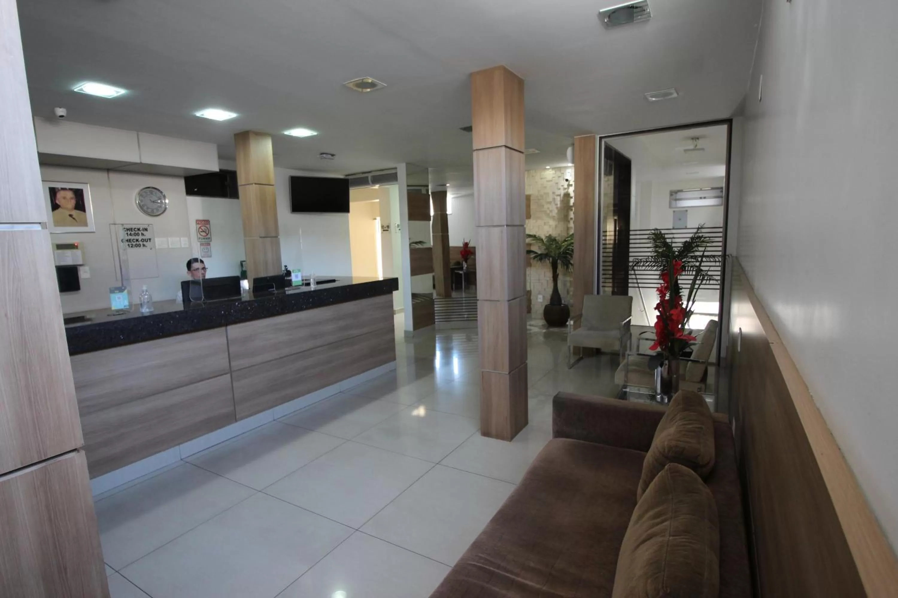 Lobby or reception in Hotel Regina Muriaé
