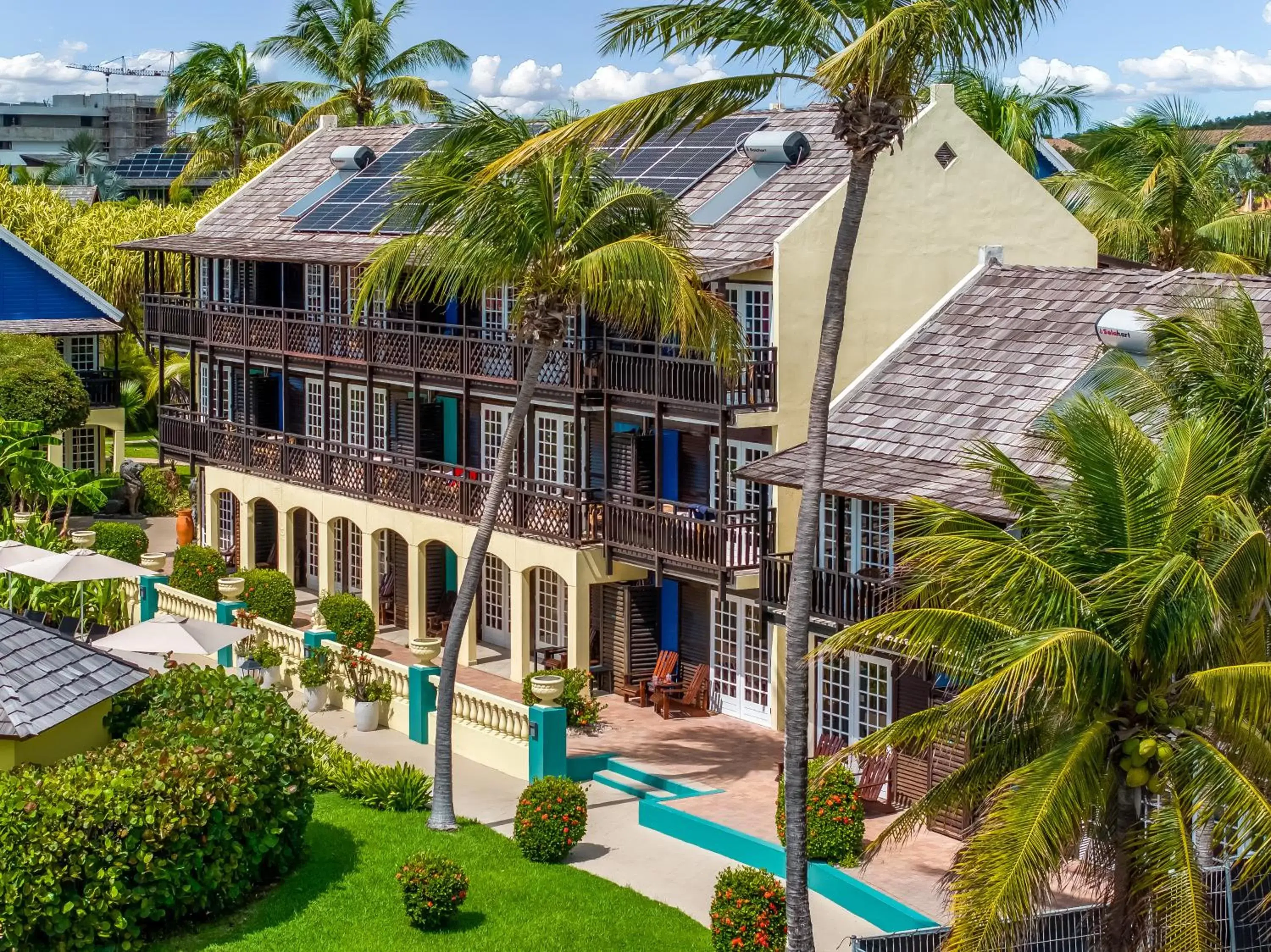 Property building, Pool View in LionsDive Beach Resort