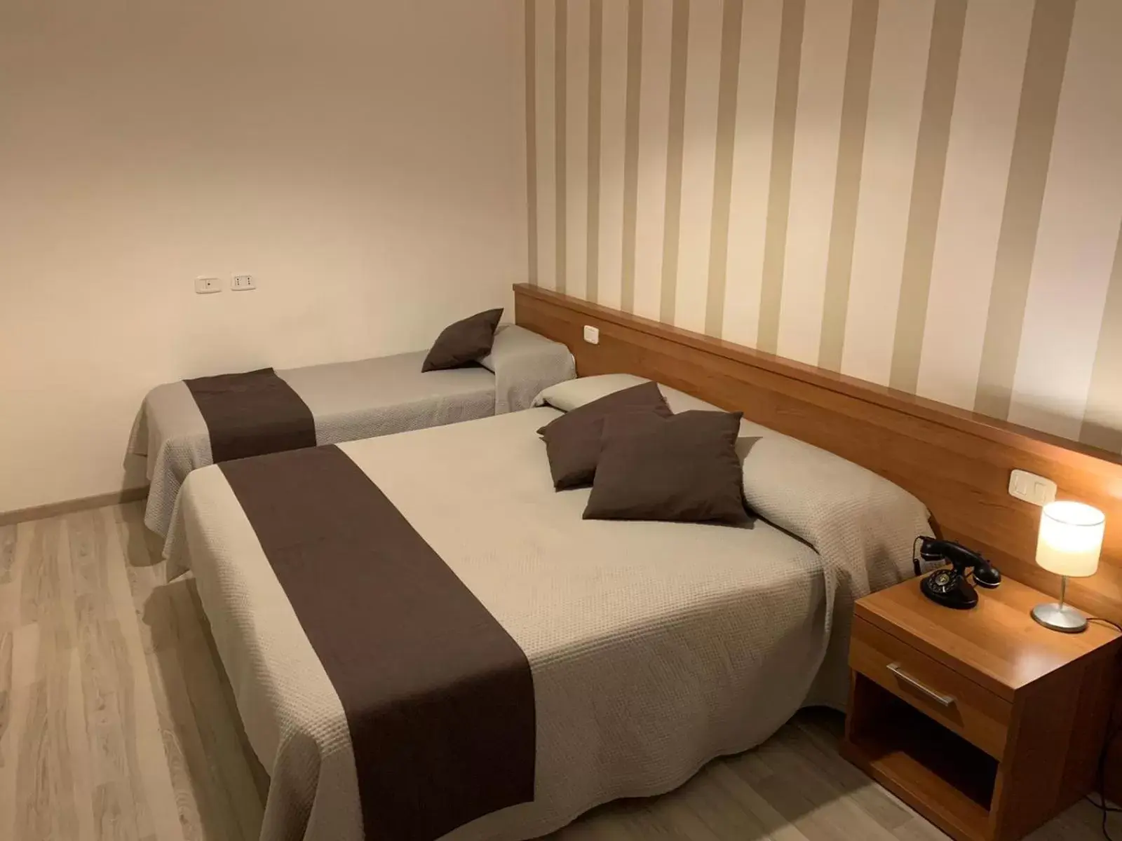Bed in Hotel Castel Miramonti