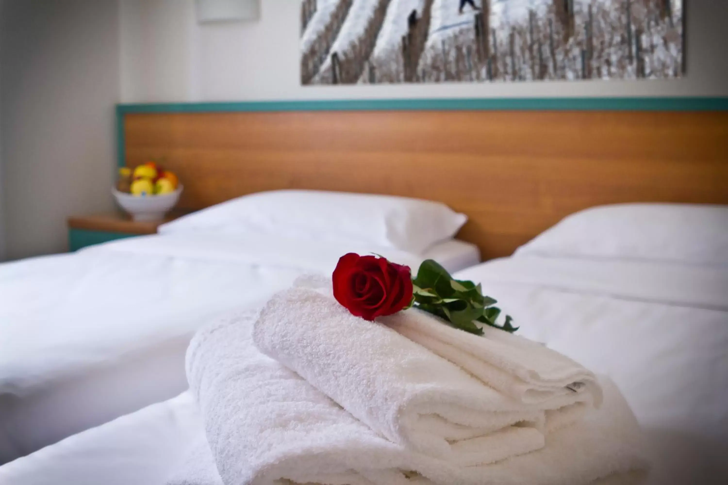 Decorative detail, Bed in Hotel Eurorest