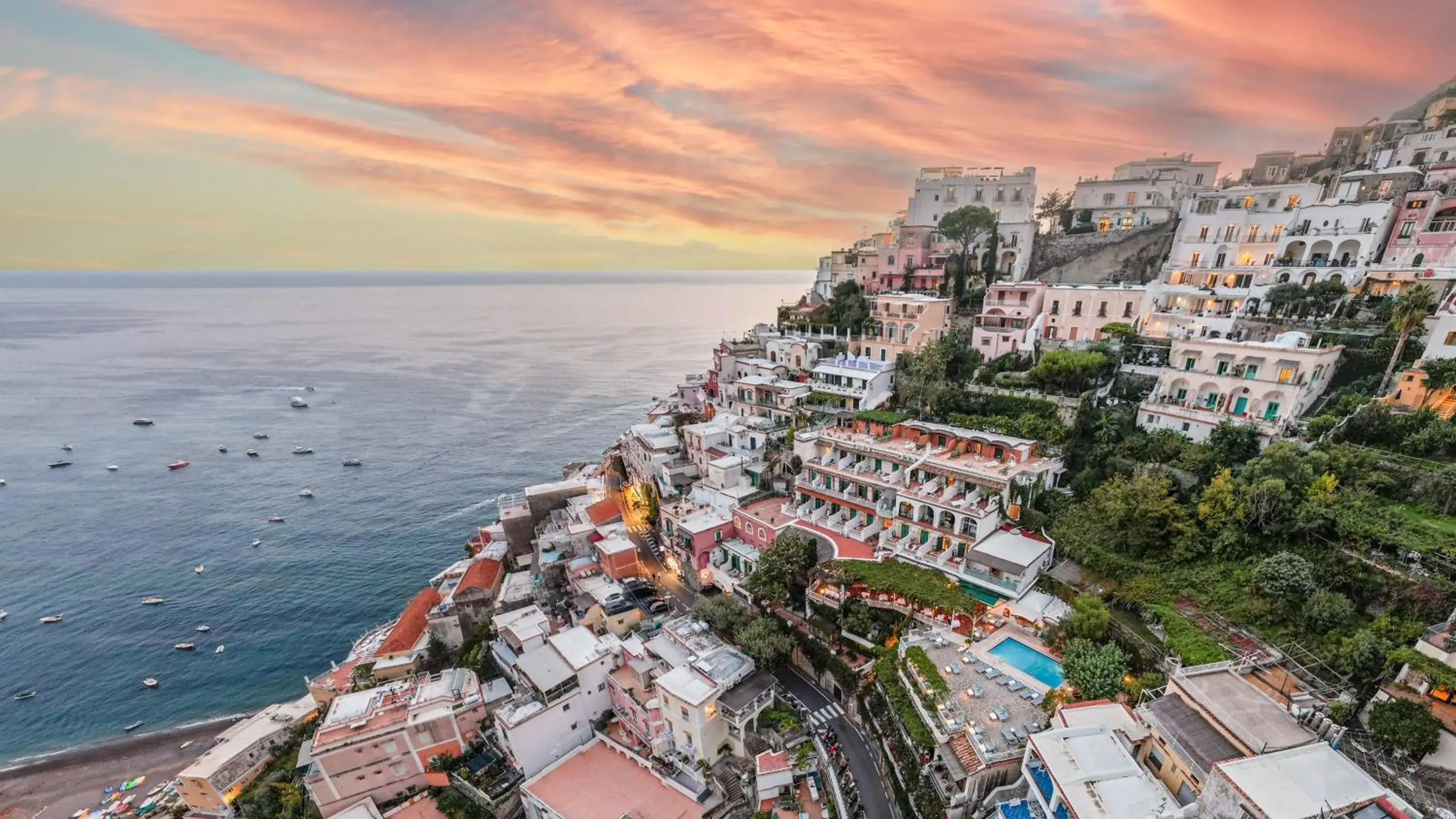 Property building, Bird's-eye View in Hotel Poseidon