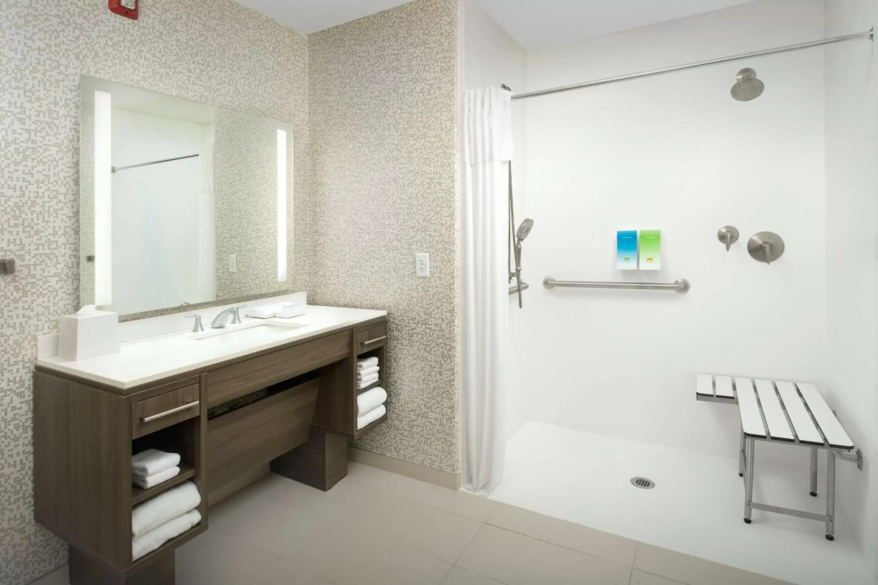 Bathroom in Home2 Suites By Hilton St. Augustine I-95 Bathroom in Home2 Suites By Hilton St. Augustine I-95
