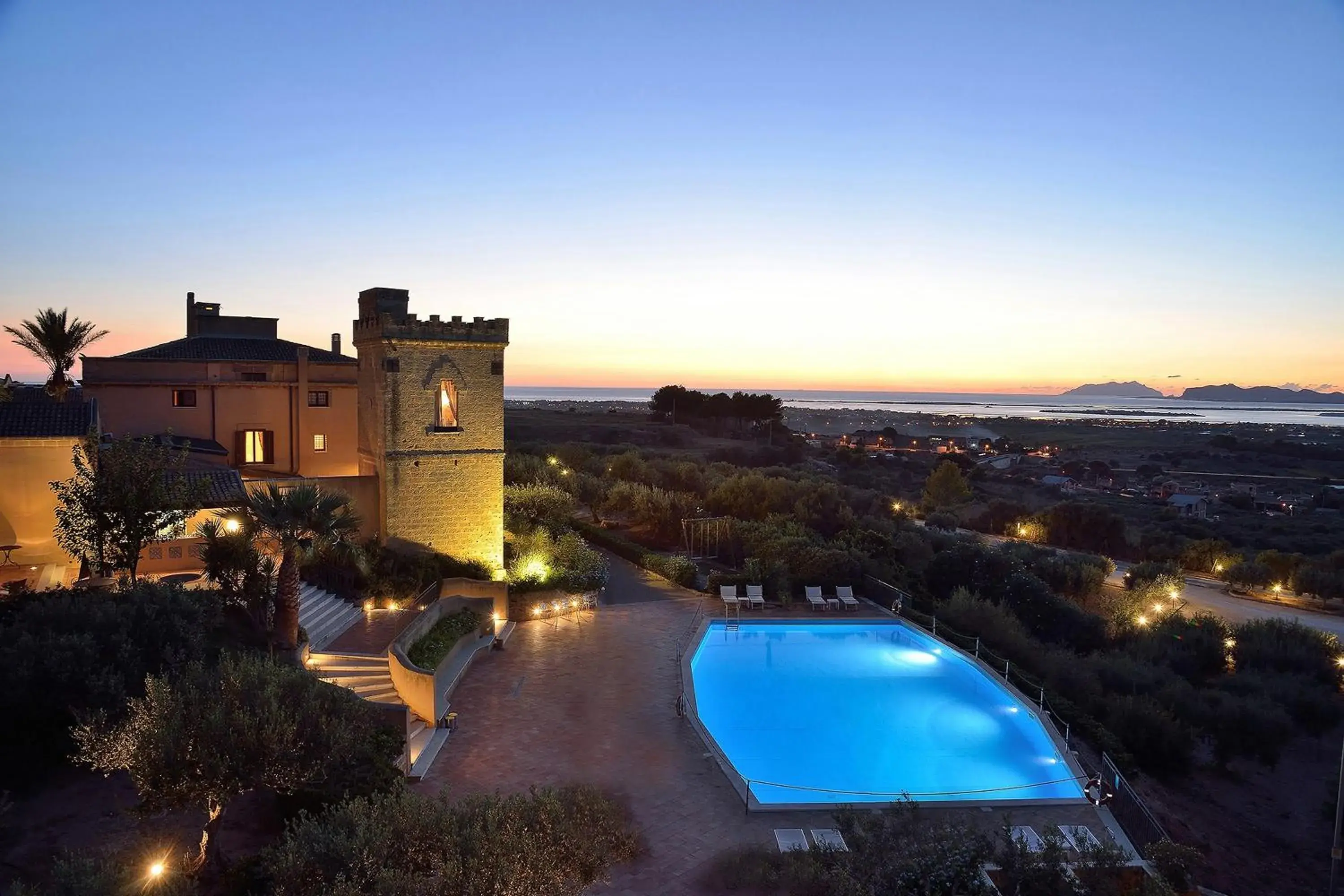 Sea view, Pool View in Hotel Baglio Oneto dei Principi di San Lorenzo - Luxury Wine Resort