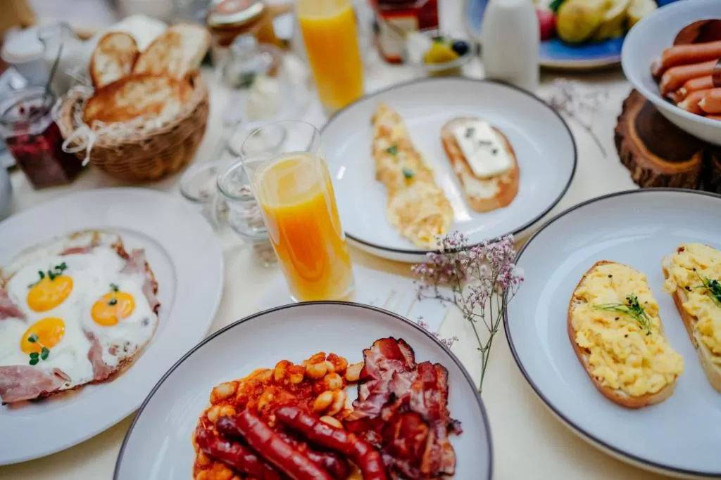 Breakfast in Hotel Akademie a depandance Vila Jarmila