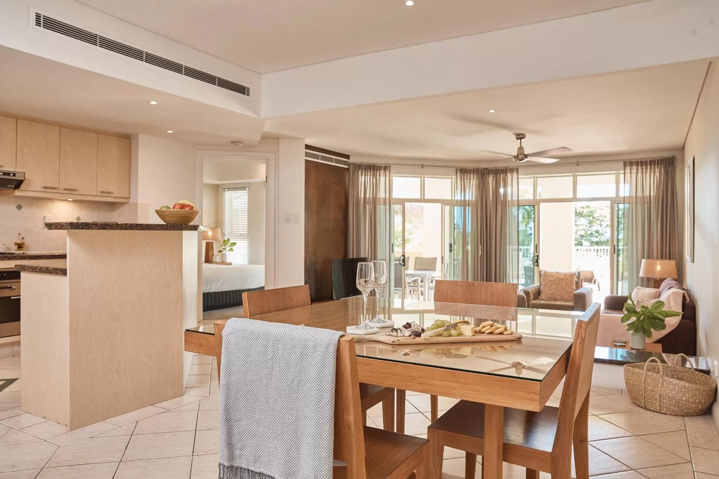 Kitchen or kitchenette in Sea Change Beachfront Apartments