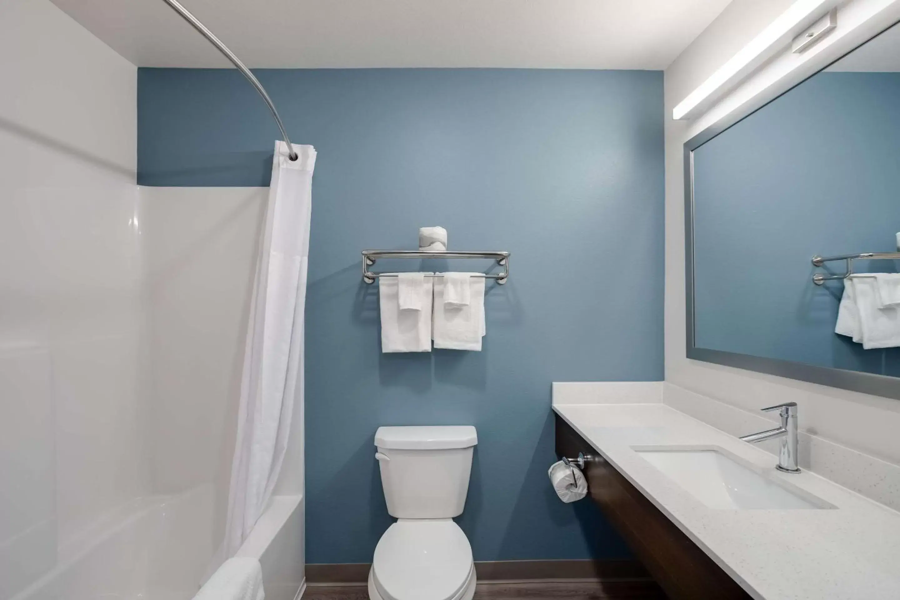 Bathroom in WoodSpring Suites Smyrna-La Vergne