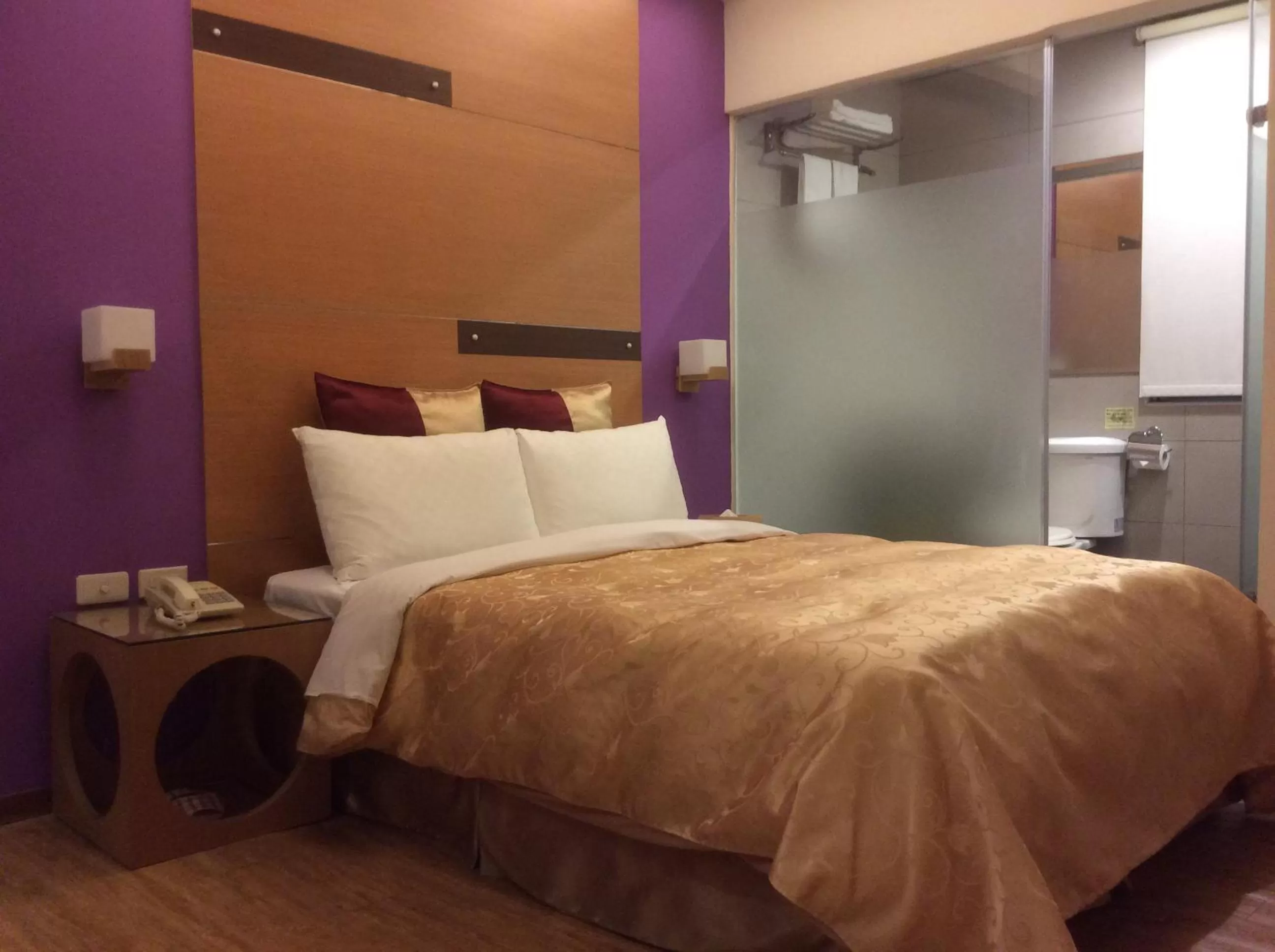 Bedroom, Bed in 紫園旅社Purple Garden Hotel