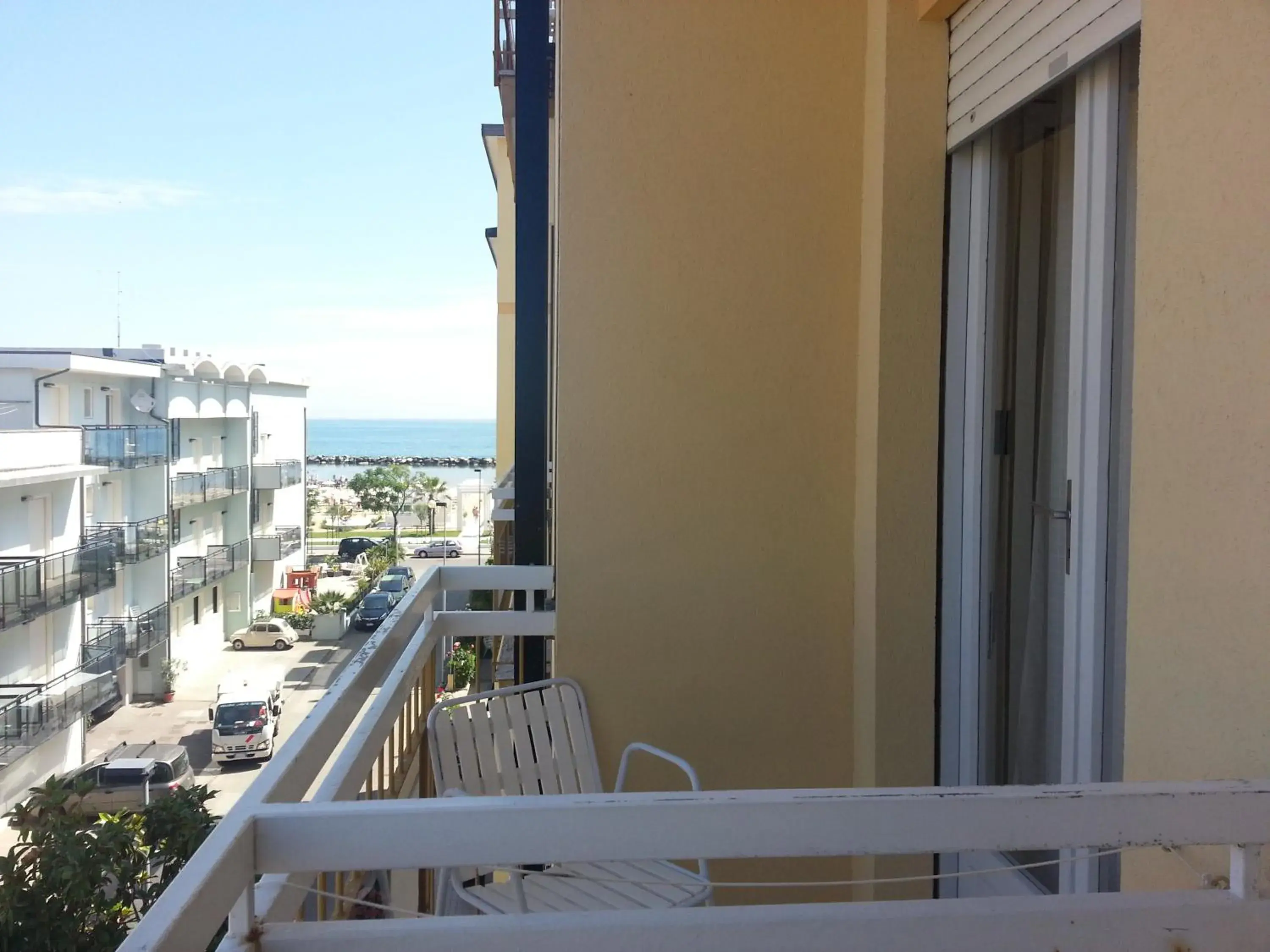 Sea view, Balcony/Terrace in Hotel Glenn