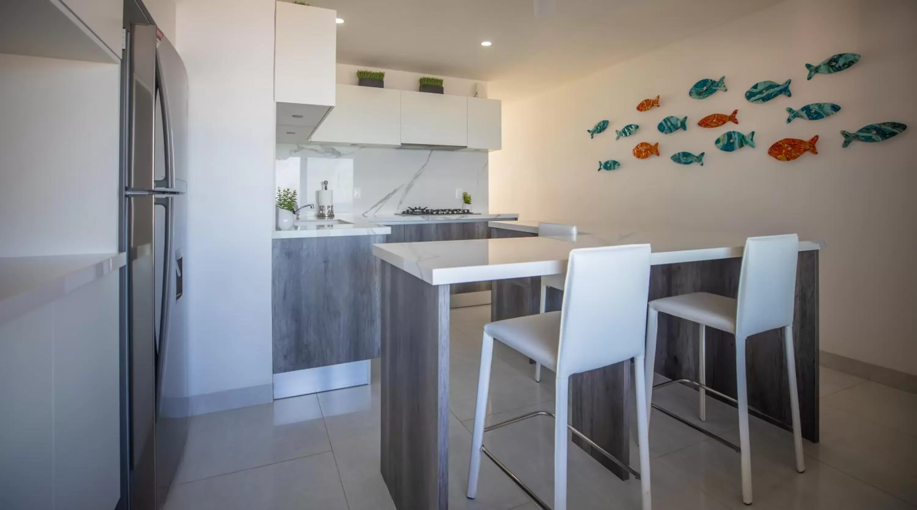 Kitchen or kitchenette, Kitchen/Kitchenette in Beachfront Penthouses by LivIN Cancun