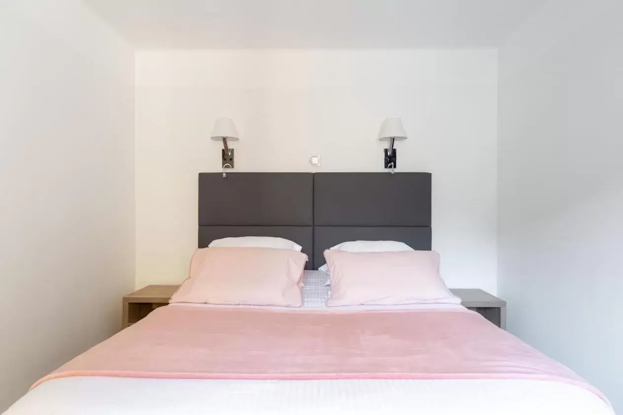 Bed in Hôtel Vauban Briançon Serre Chevalier