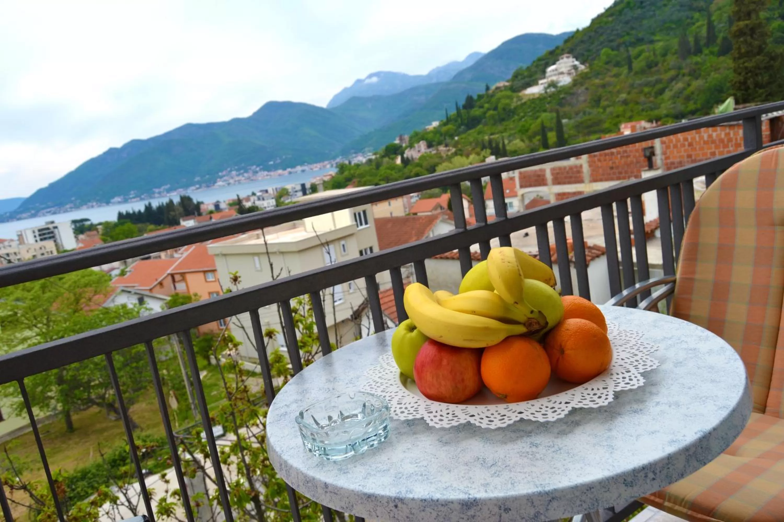 Balcony/Terrace, Mountain View in Tivat Apartments