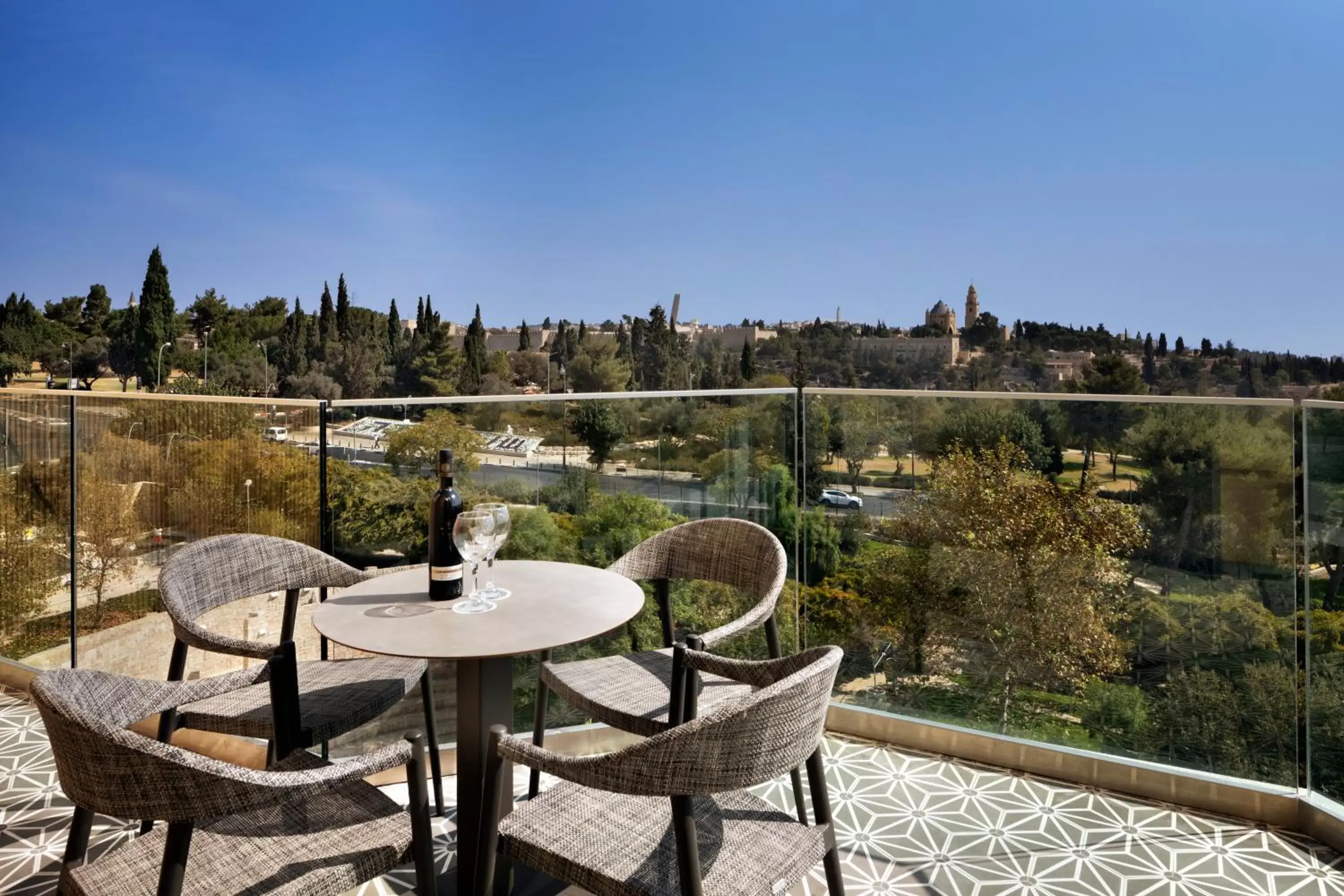 Balcony/Terrace in The Inbal Jerusalem
