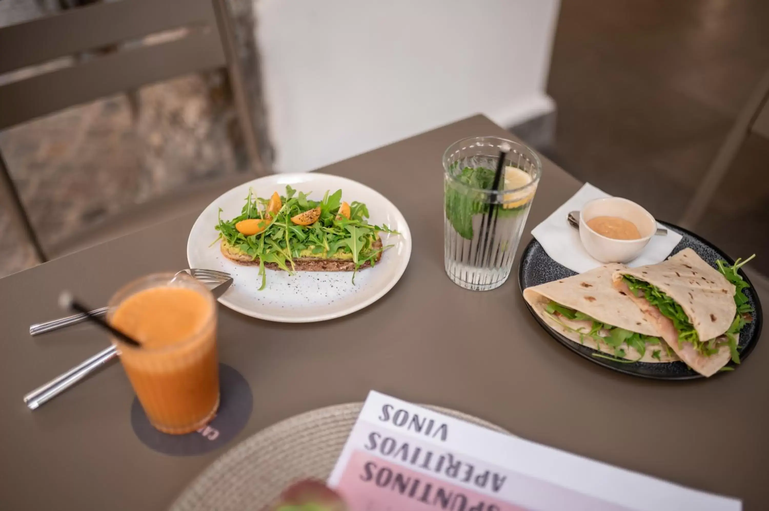 Food close-up in Kuntino Suites