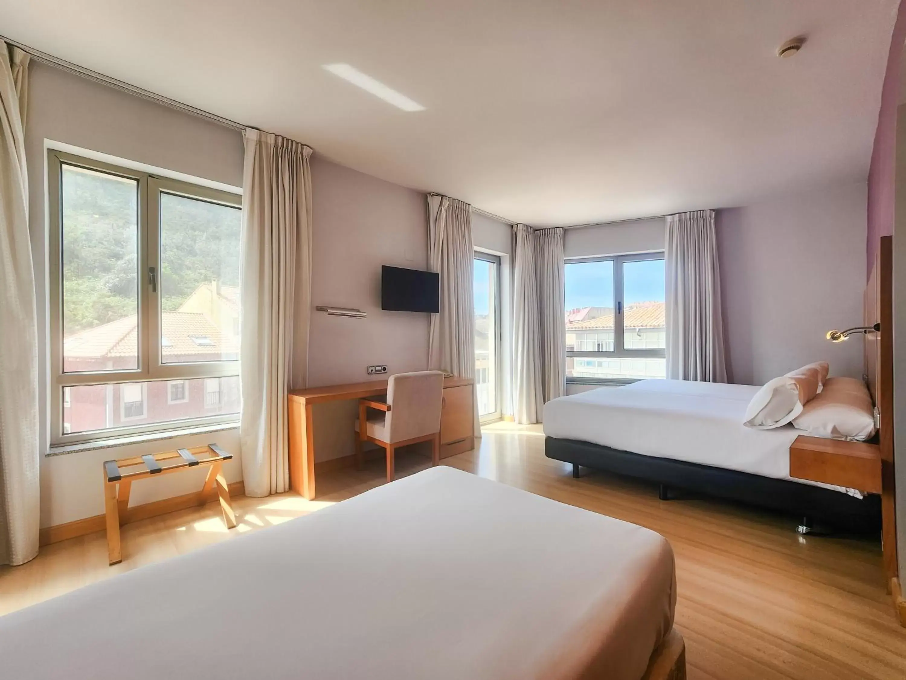 Bed in Hotel Faranda Marsol Candás