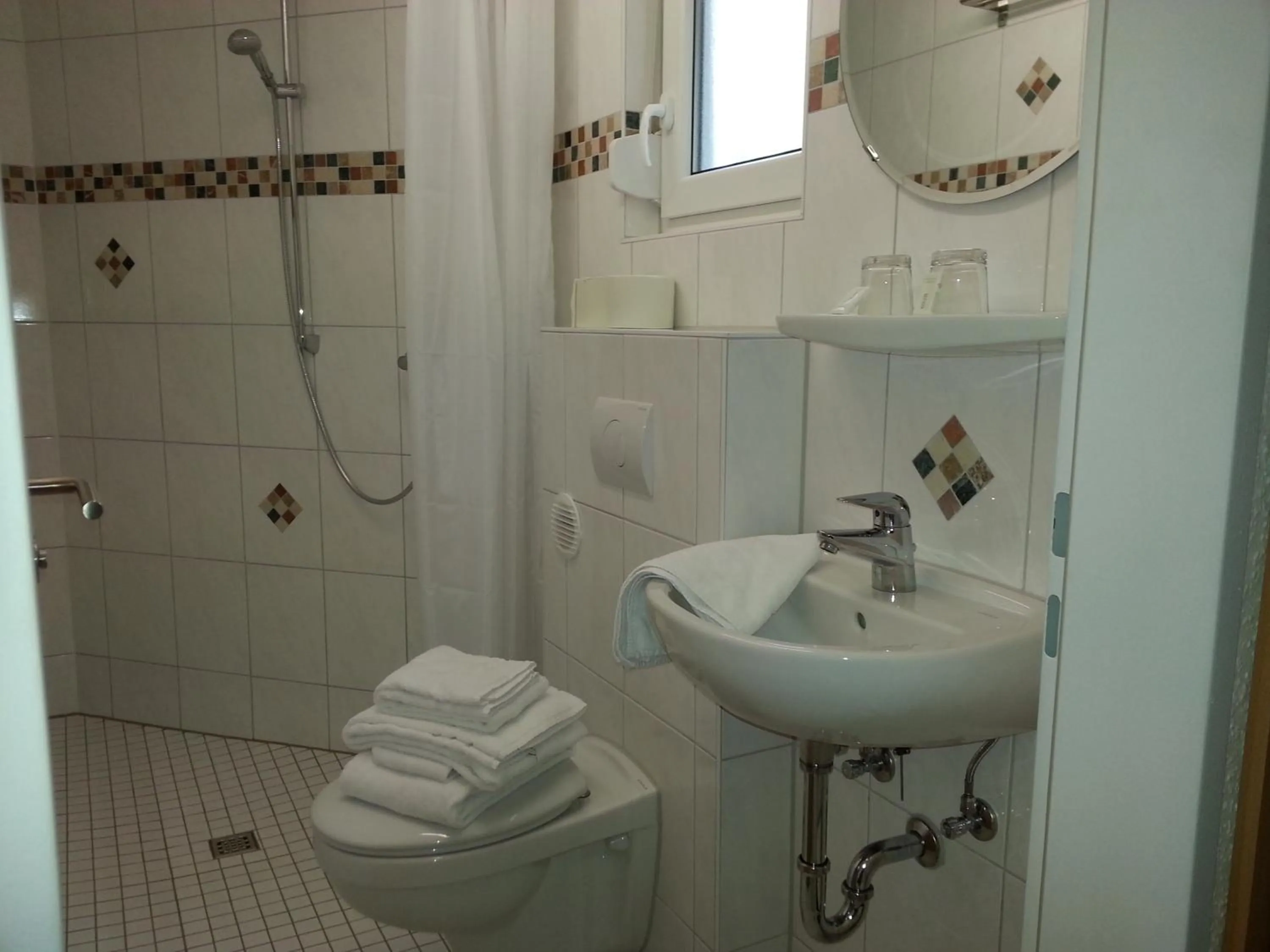 Bathroom in Hotel Am Kamin