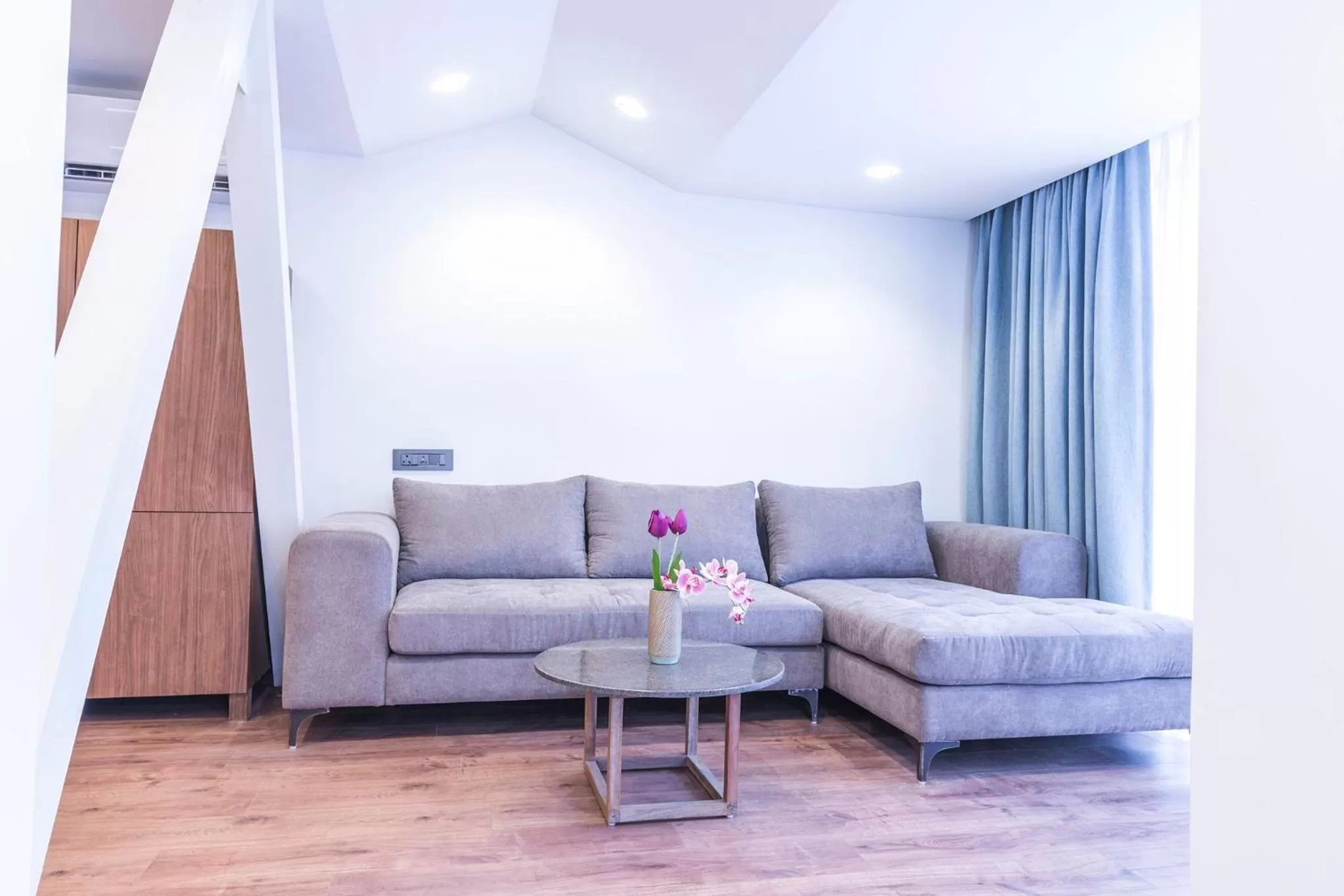 Seating area in 9ine Thamel Hotel