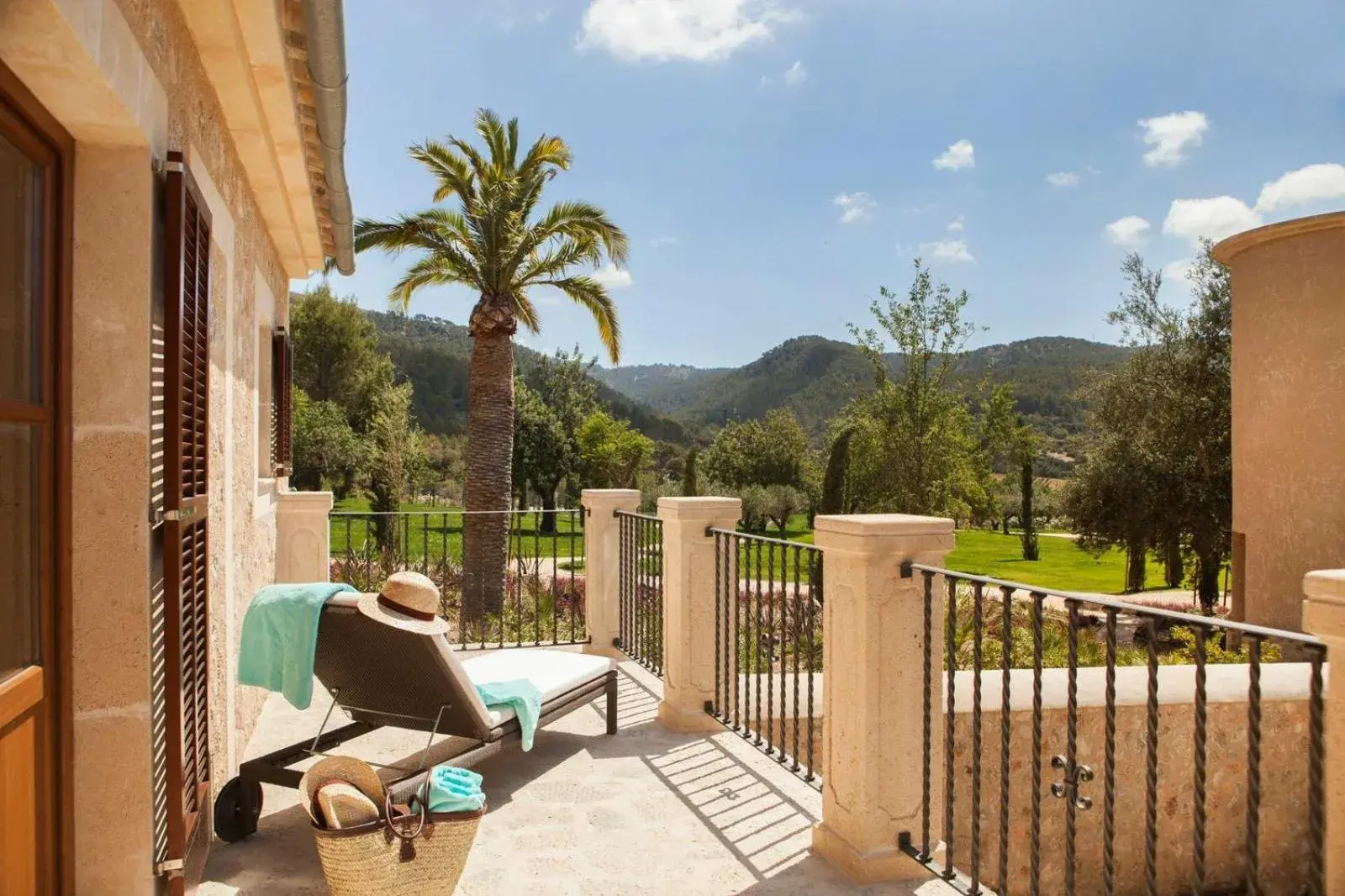 Balcony/Terrace in Castell Son Claret - The Leading Hotels of the World