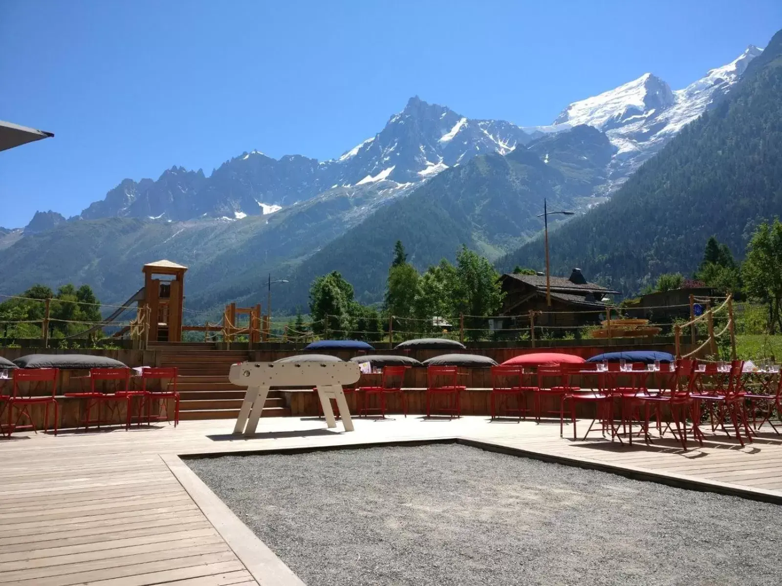 Patio, Mountain View in RockyPop Chamonix - Les Houches