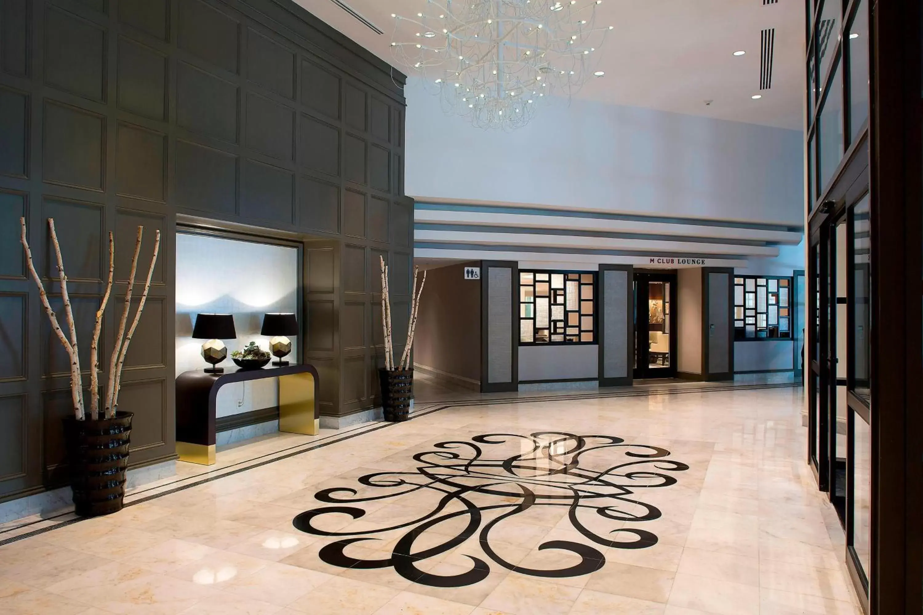 Lobby or reception, Lobby/Reception in New Orleans Marriott Metairie At Lakeway