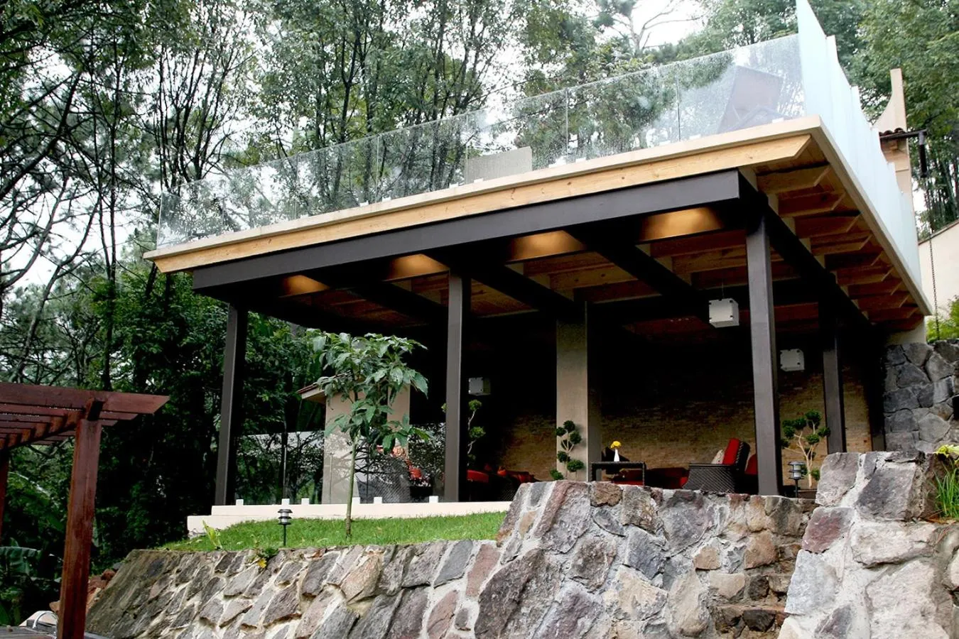 Patio in Loto Azul Resort & Spa