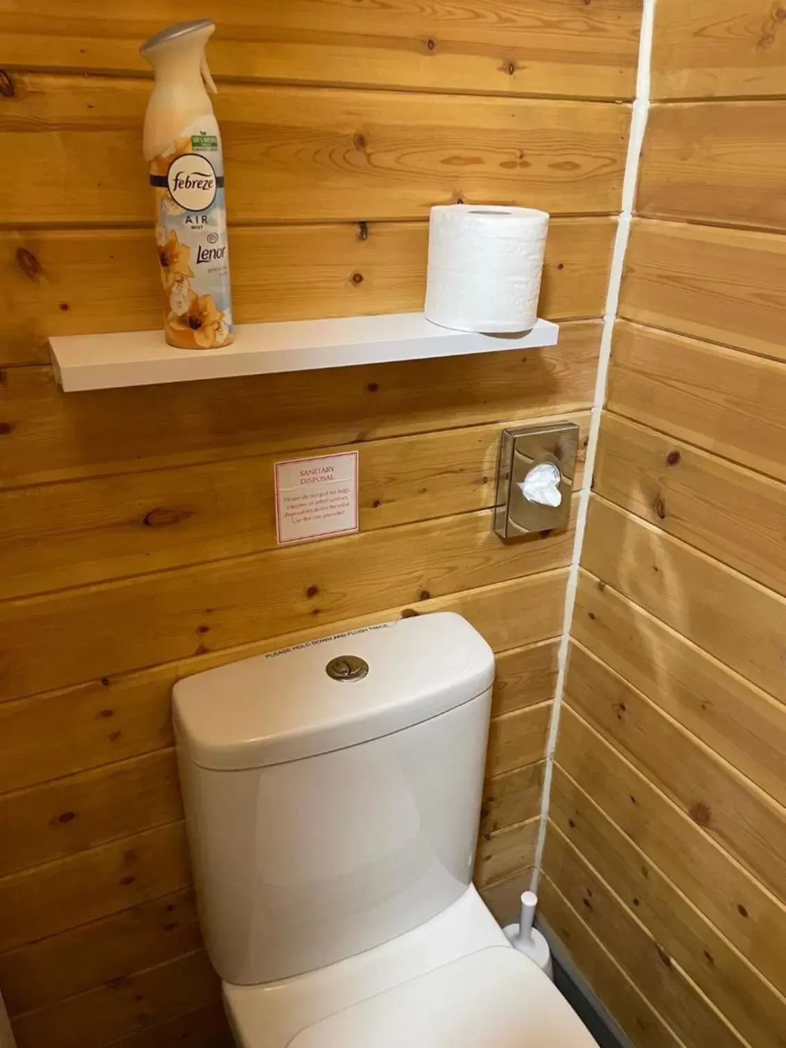 Bathroom in Sea and Mountain View Luxury Glamping Pods Heated