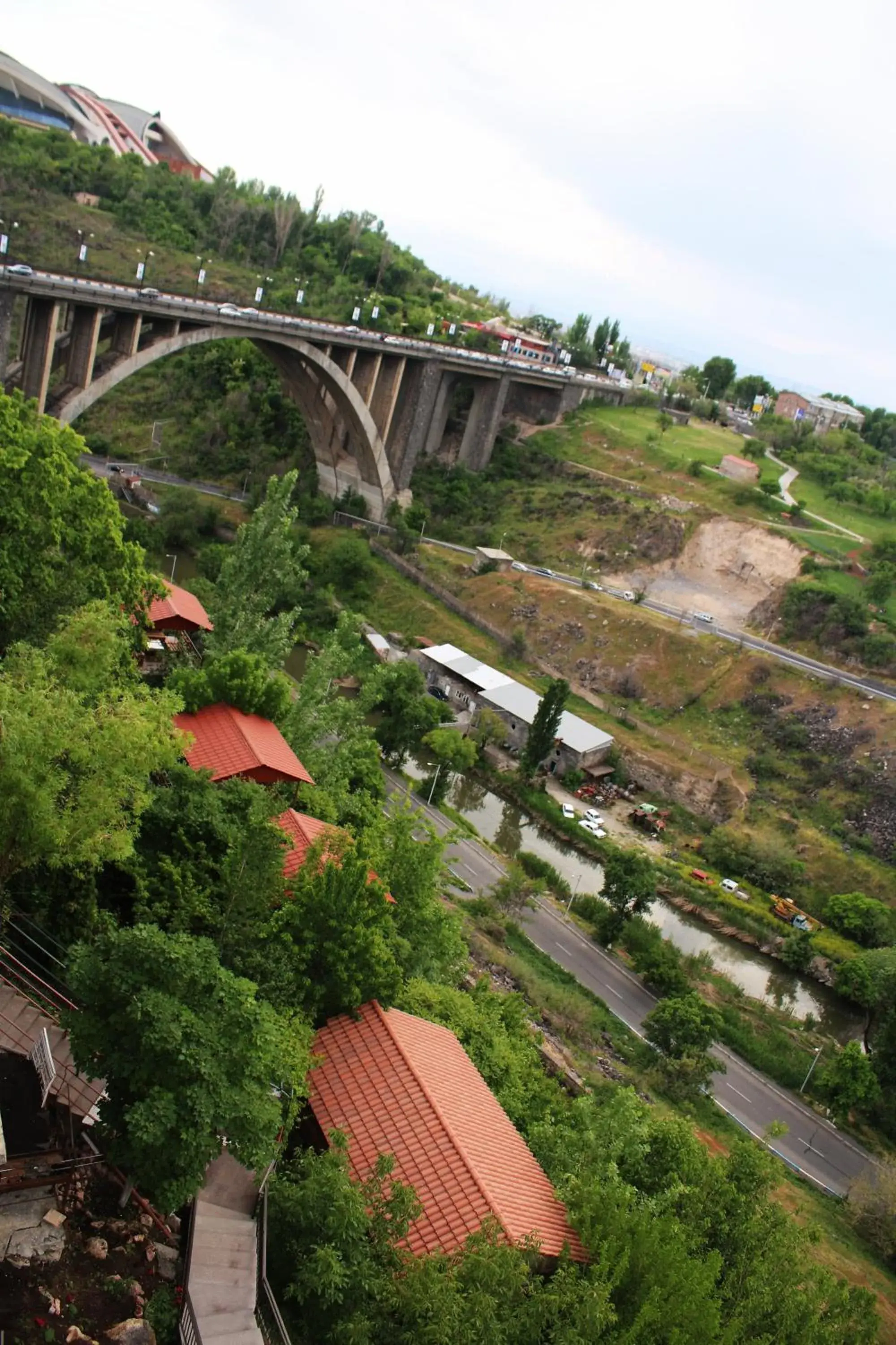 Spring, Bird's-eye View in Olympia Garden Hotel