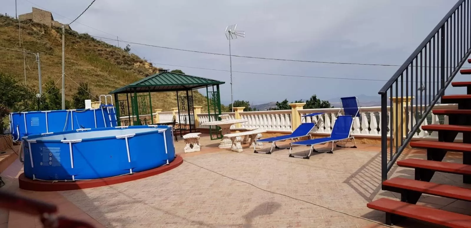 Swimming Pool in B&B da Pietro - Enna