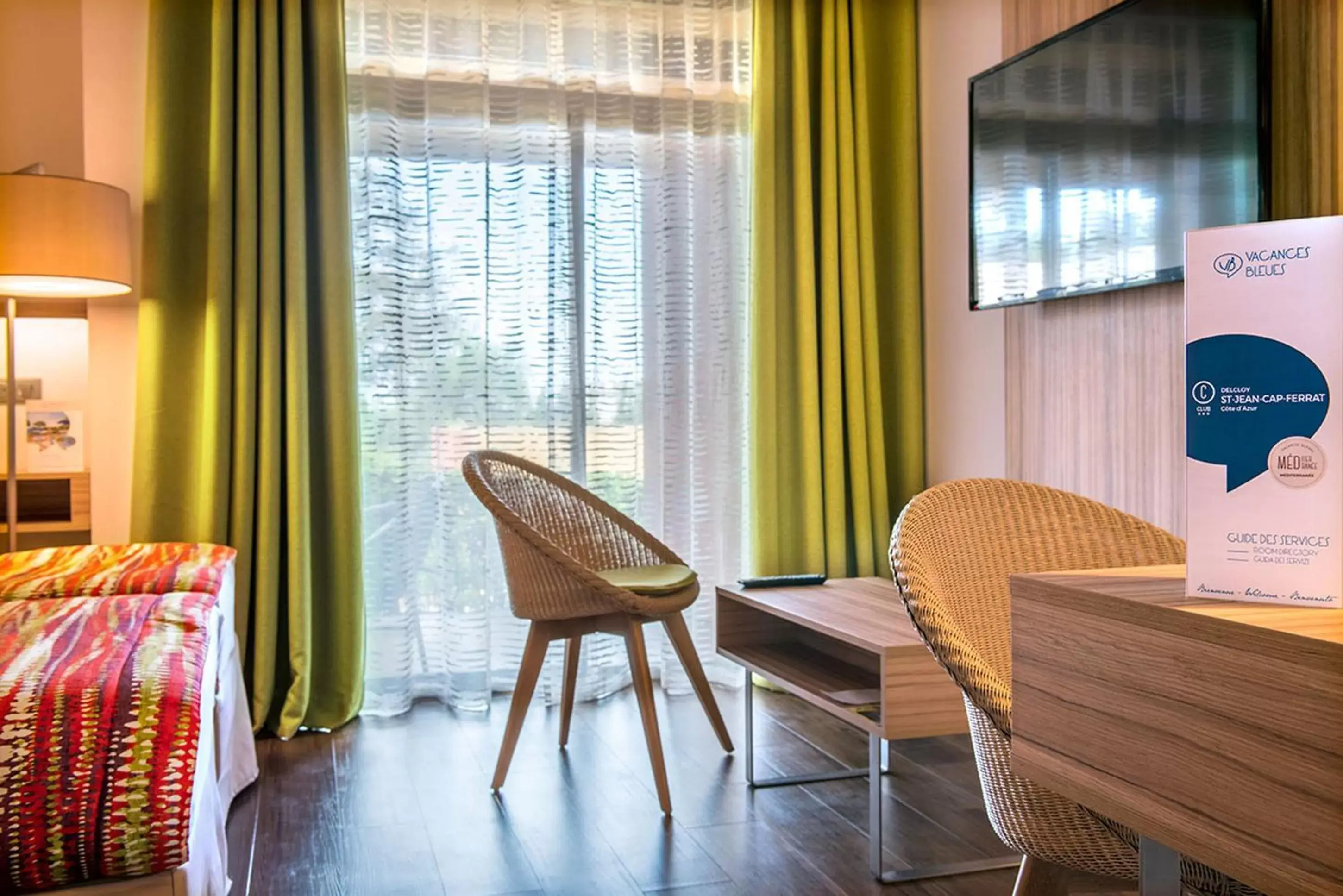 Bedroom, Seating Area in Hôtel Vacances Bleues Delcloy