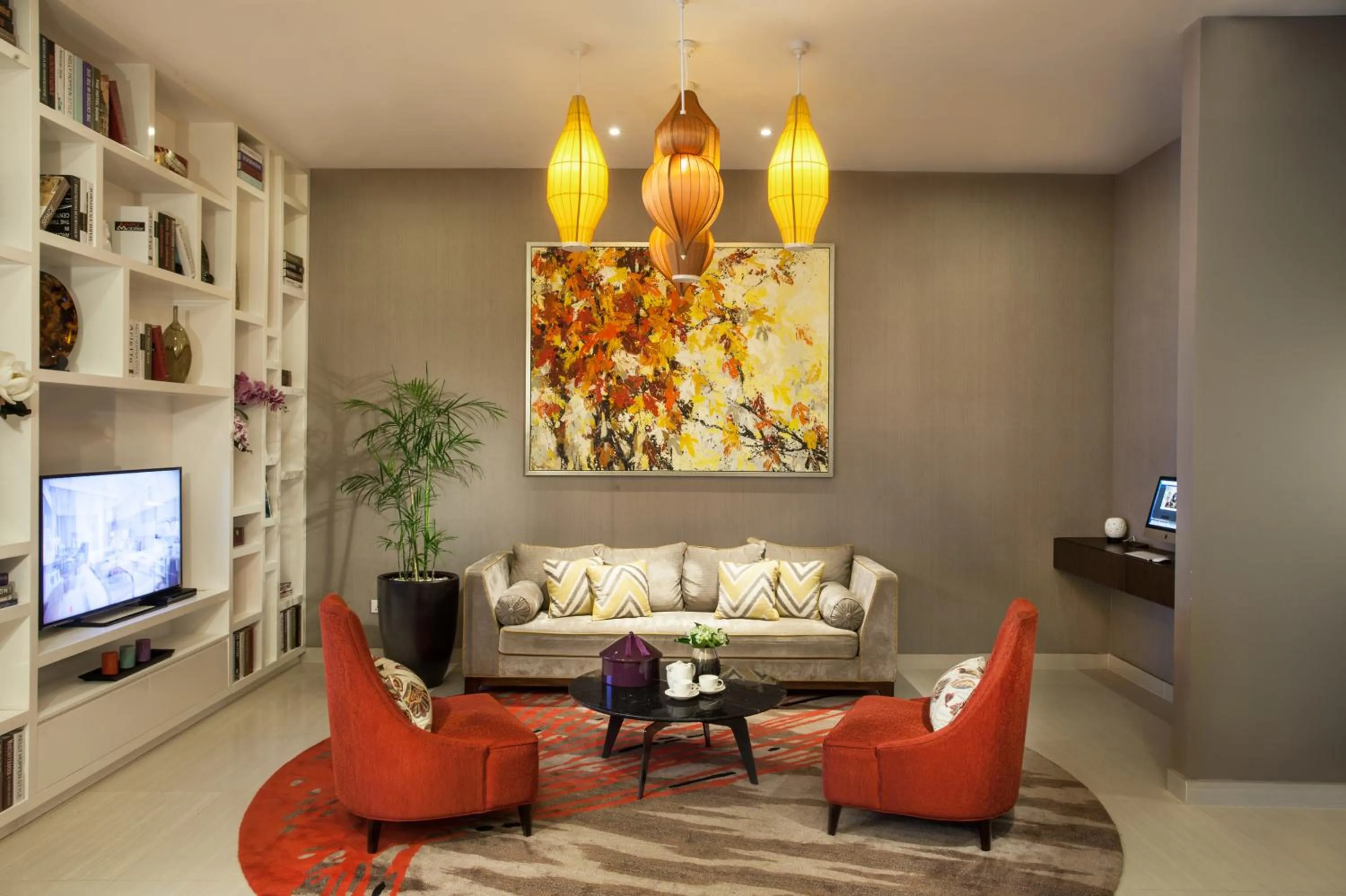 Lobby or reception in Somerset Central TD Hai Phong City