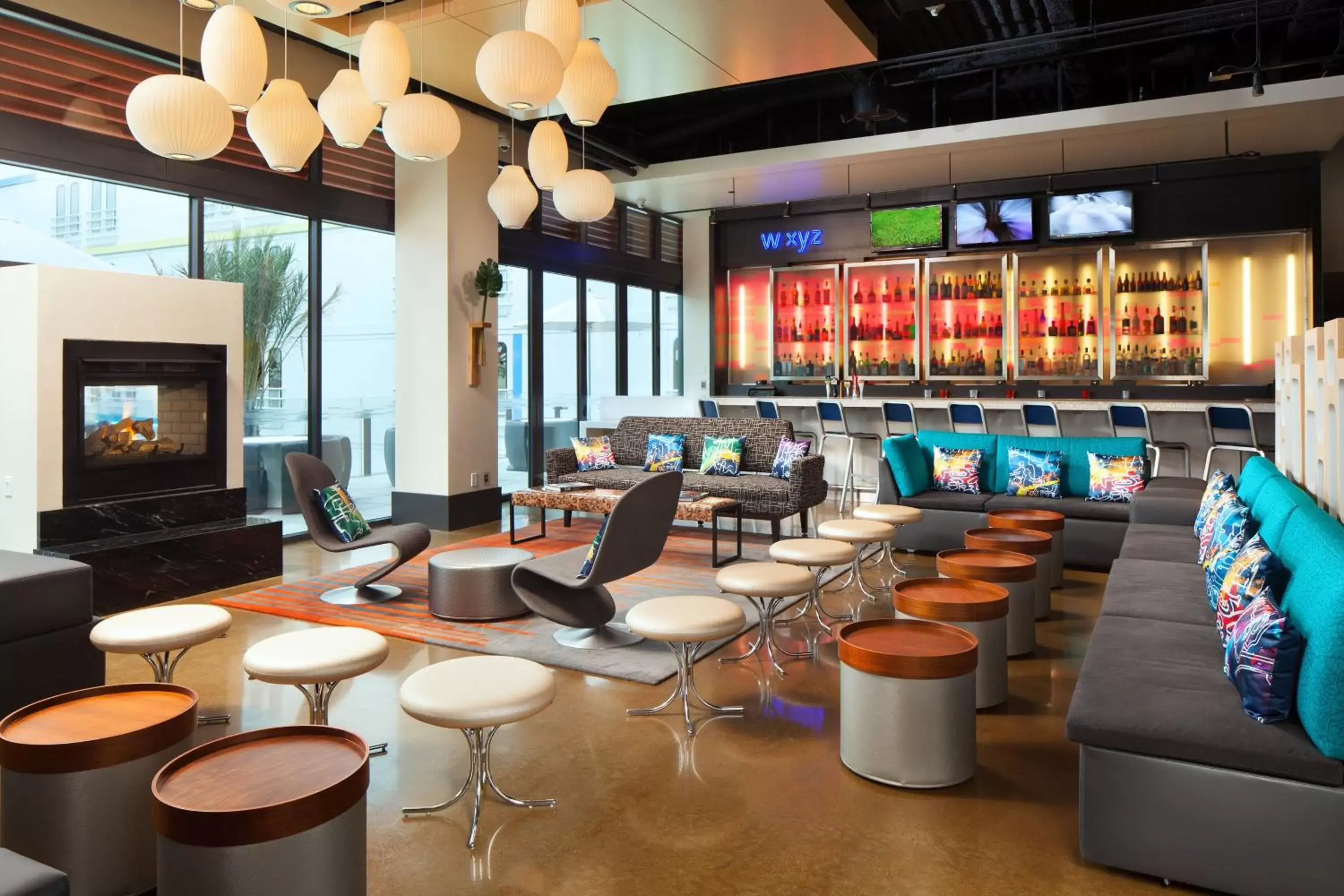 Lobby or reception, Lounge/Bar in Aloft El Segundo - Los Angeles Airport