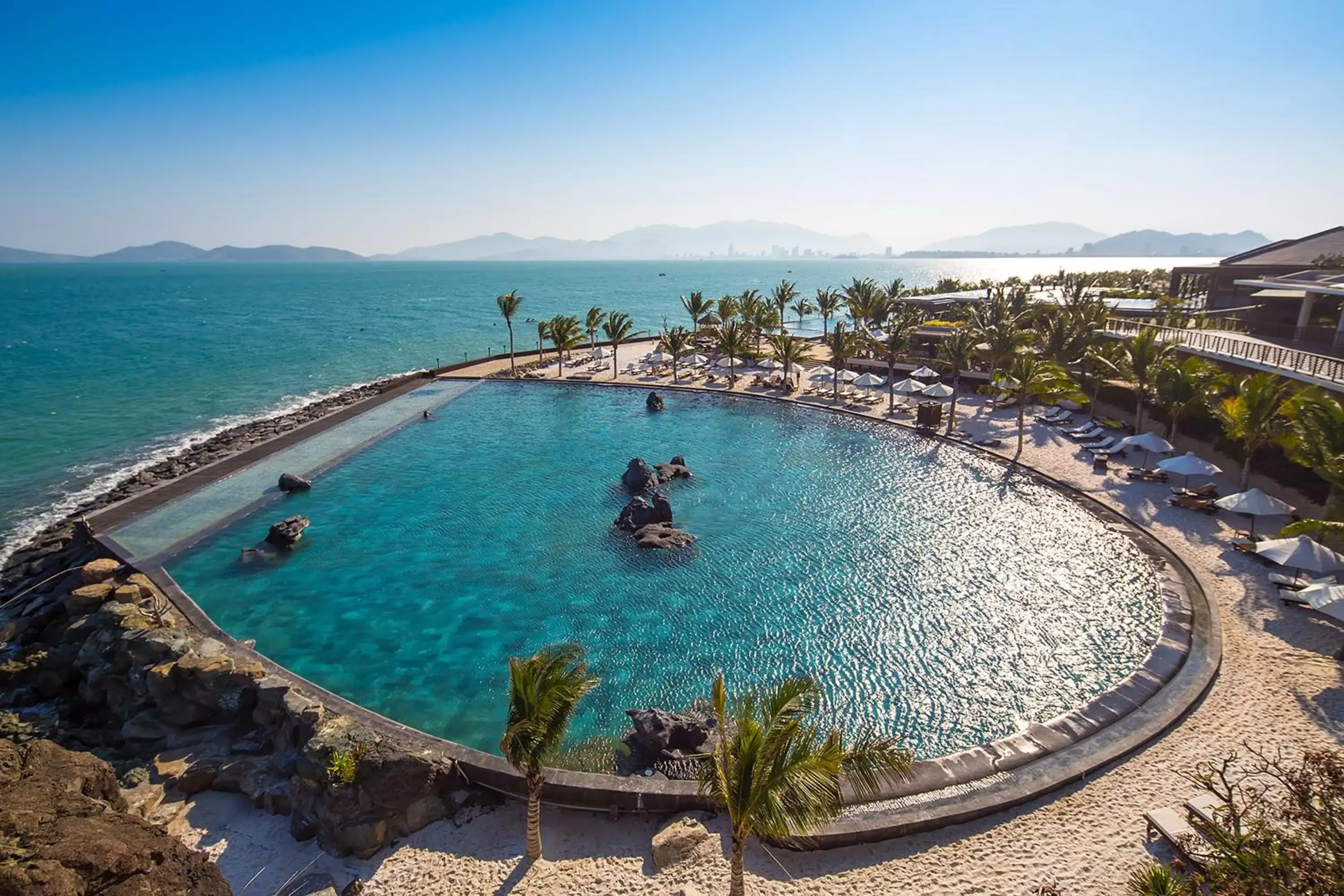 Swimming pool, Pool View in Amiana Resort Nha Trang