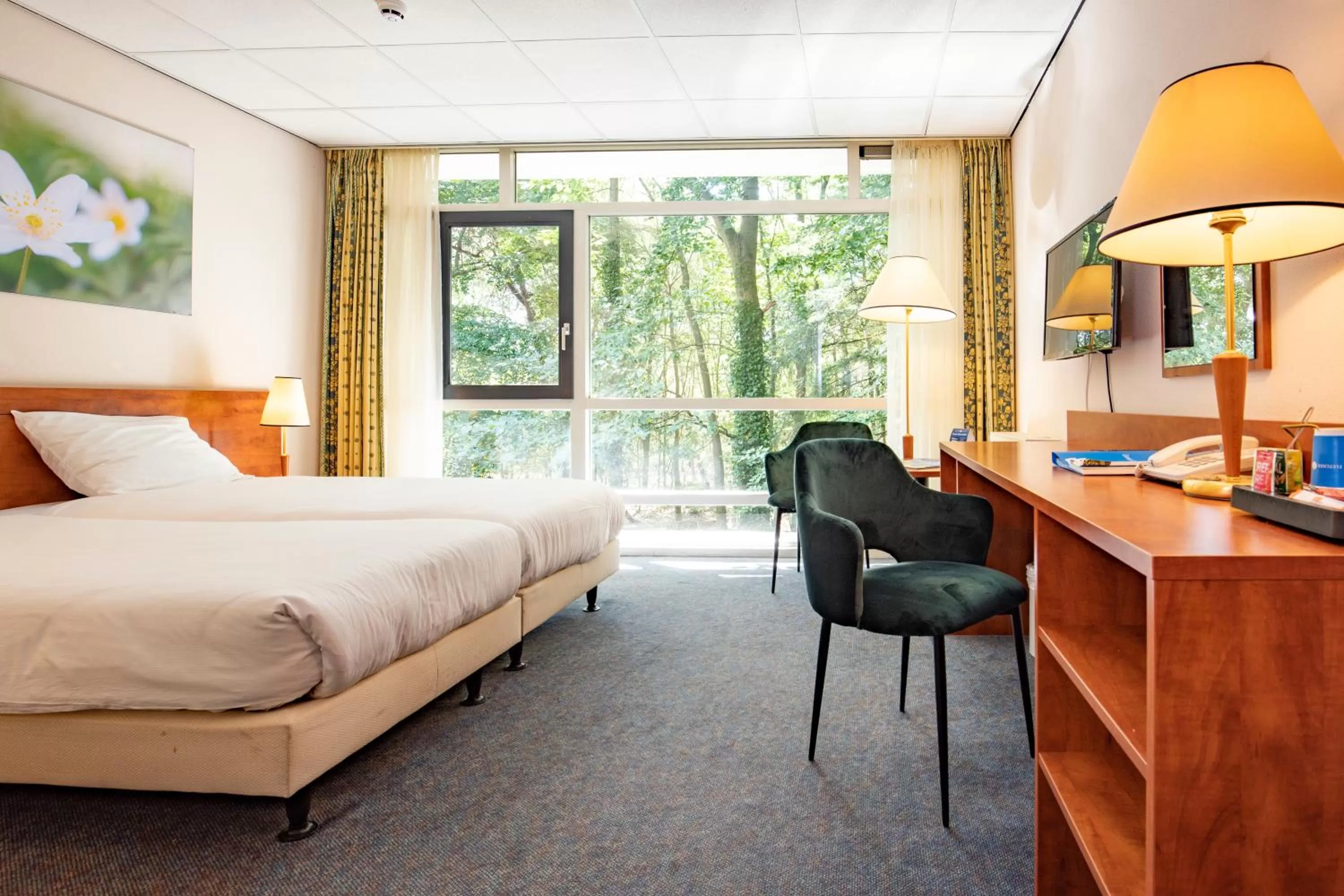 Bedroom, Bed in Fletcher Hotel Restaurant Amersfoort