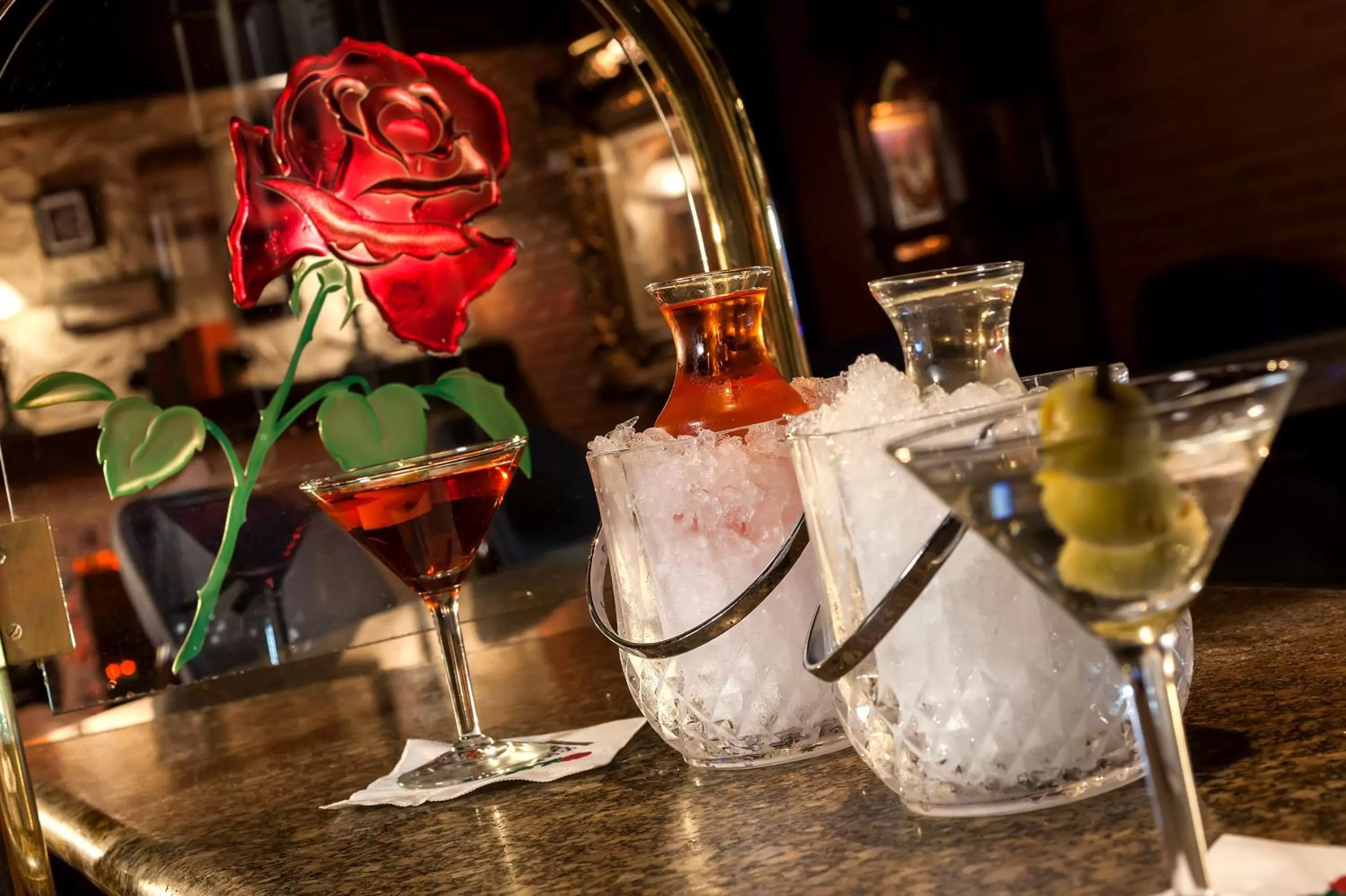 Alcoholic drinks in Four Queens Hotel and Casino