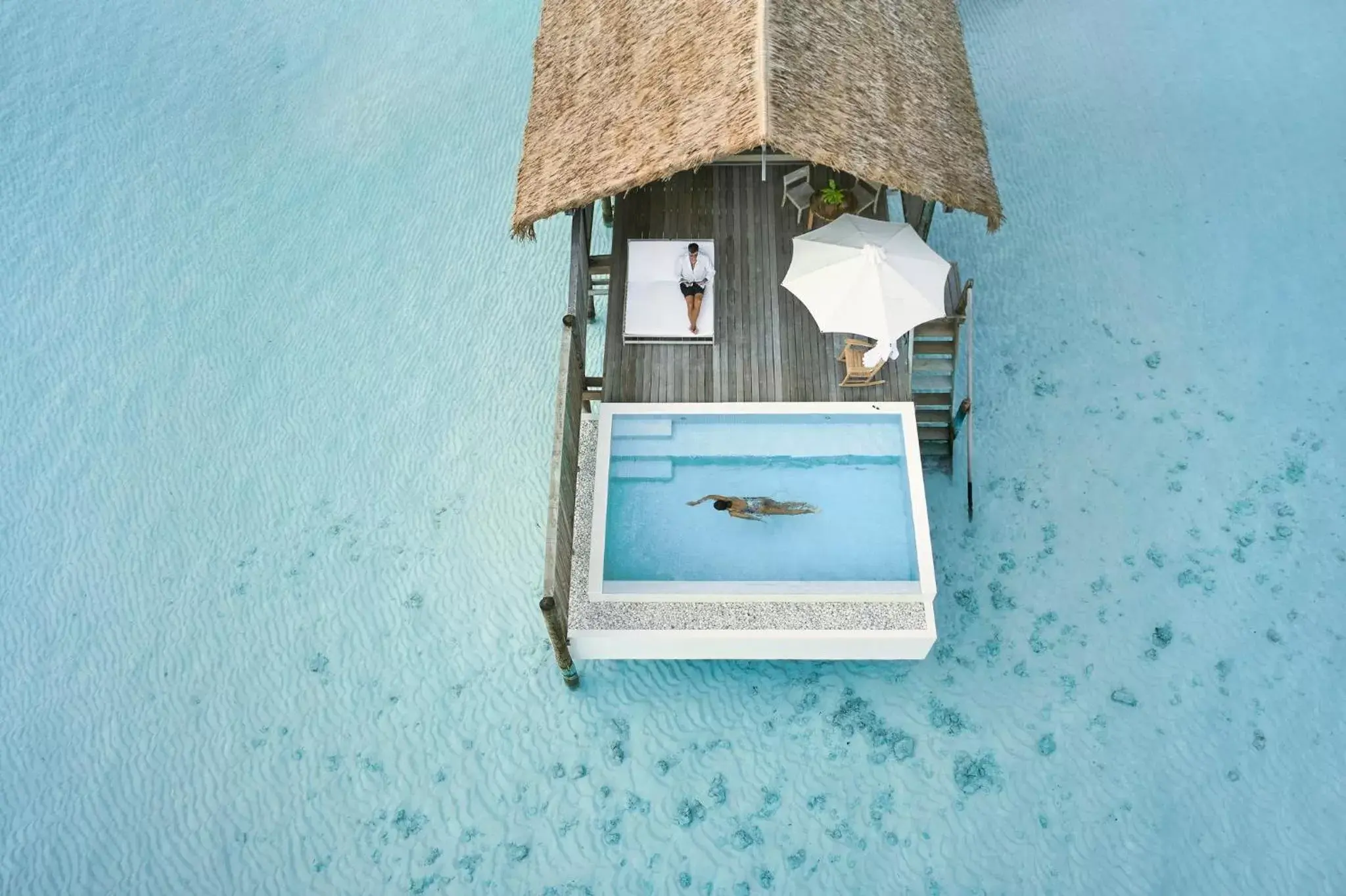 Property building, Bird's-eye View in COMO Cocoa Island - Partner Travels FREE for 7 Nights or More