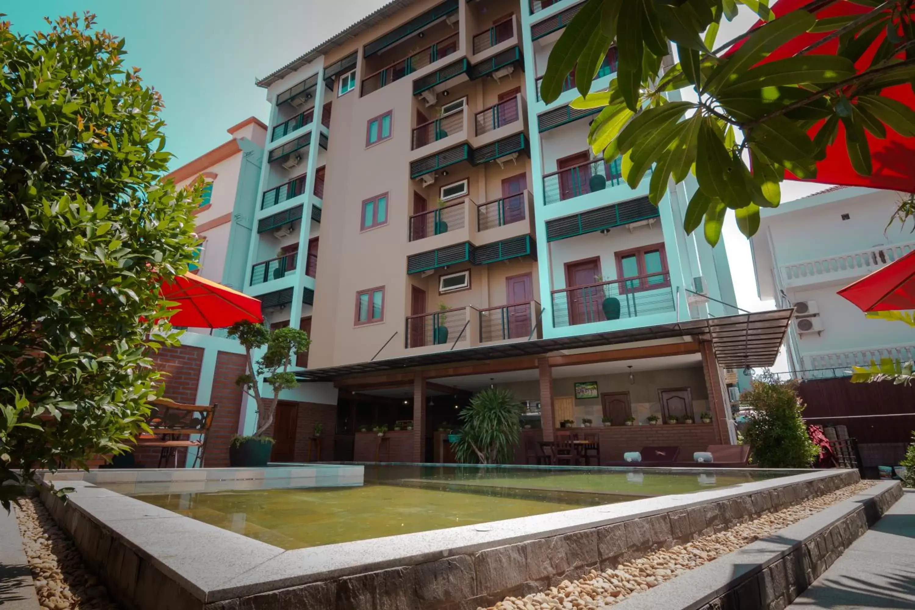 Facade/entrance, Property Building in BB Angkor Residence