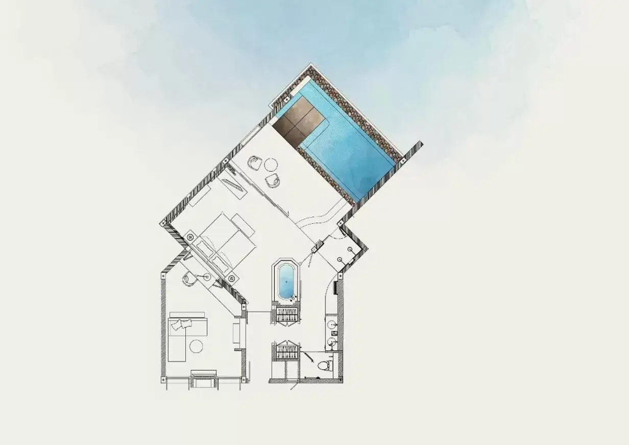 Floor Plan in Devasom Khao Lak Beach Resort & Villas