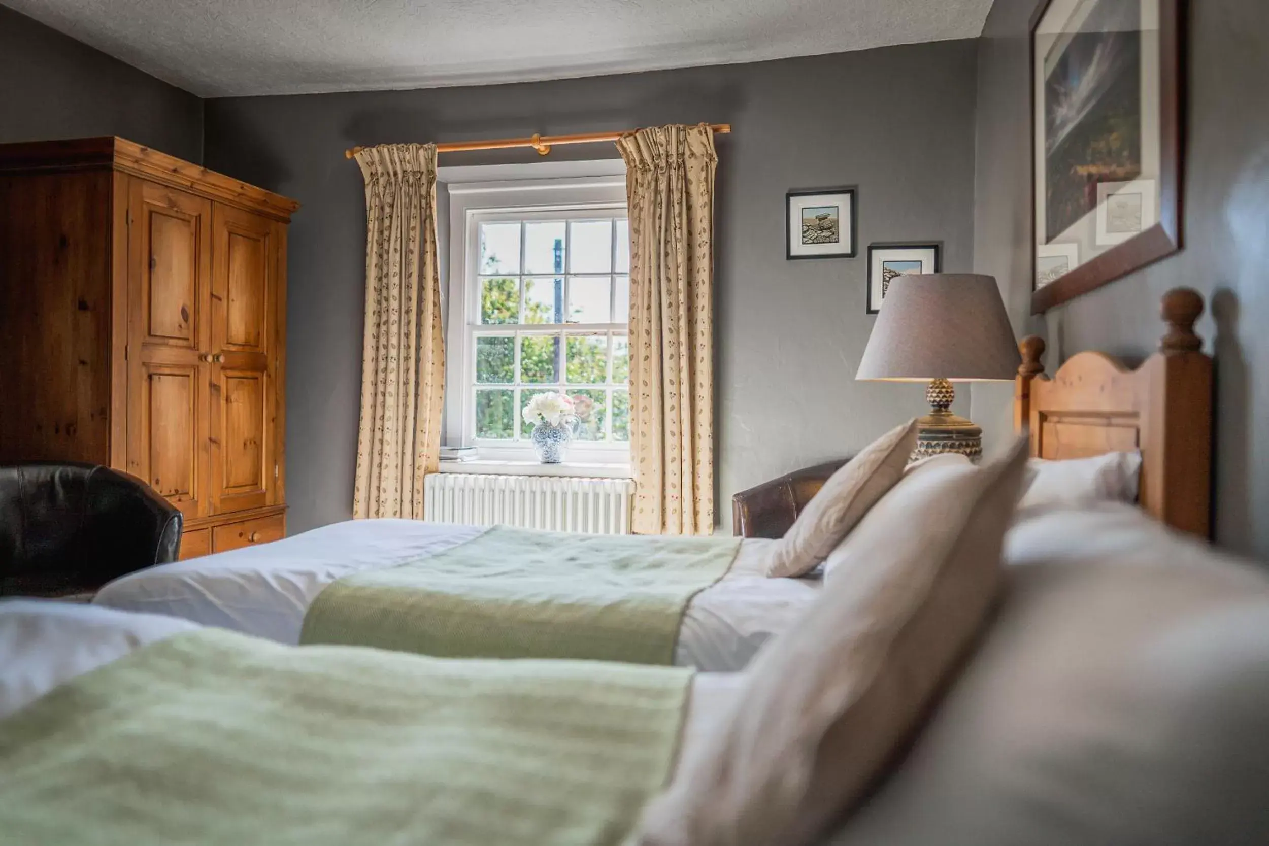 Bed in The Old Hall Inn