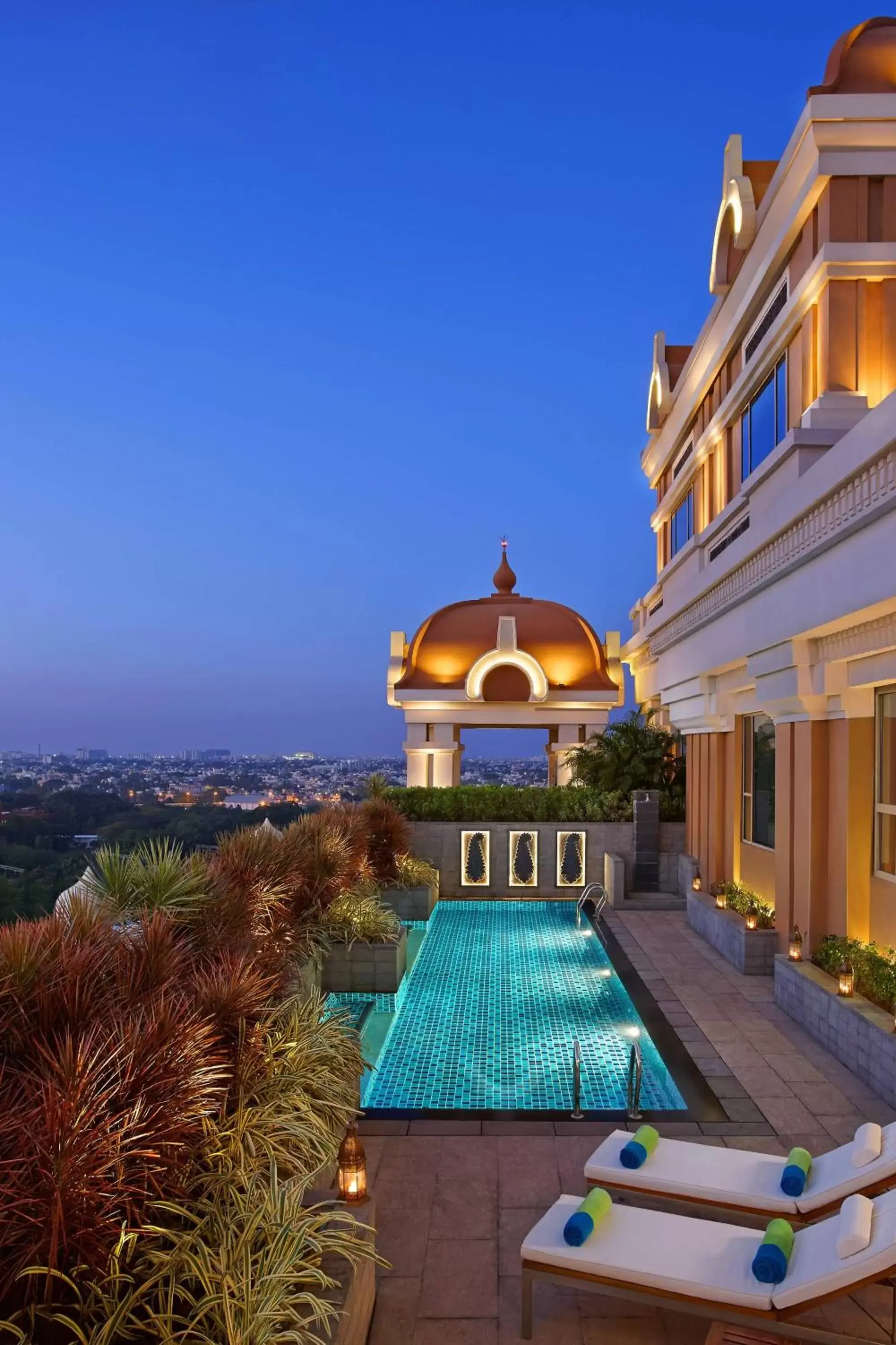 Swimming pool in ITC Grand Chola, a Luxury Collection Hotel, Chennai