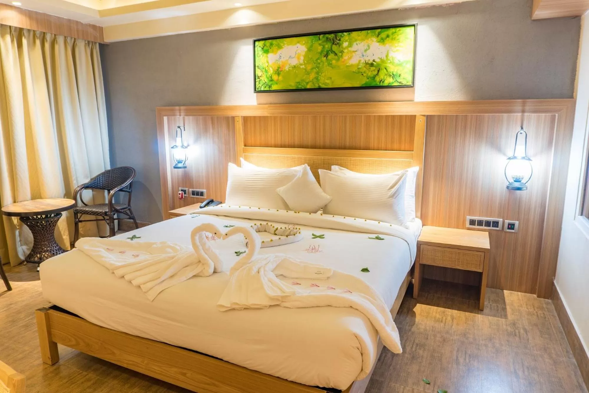 Bed in Kushal Palli Resorts- A unit of PearlTree Hotels & Resorts