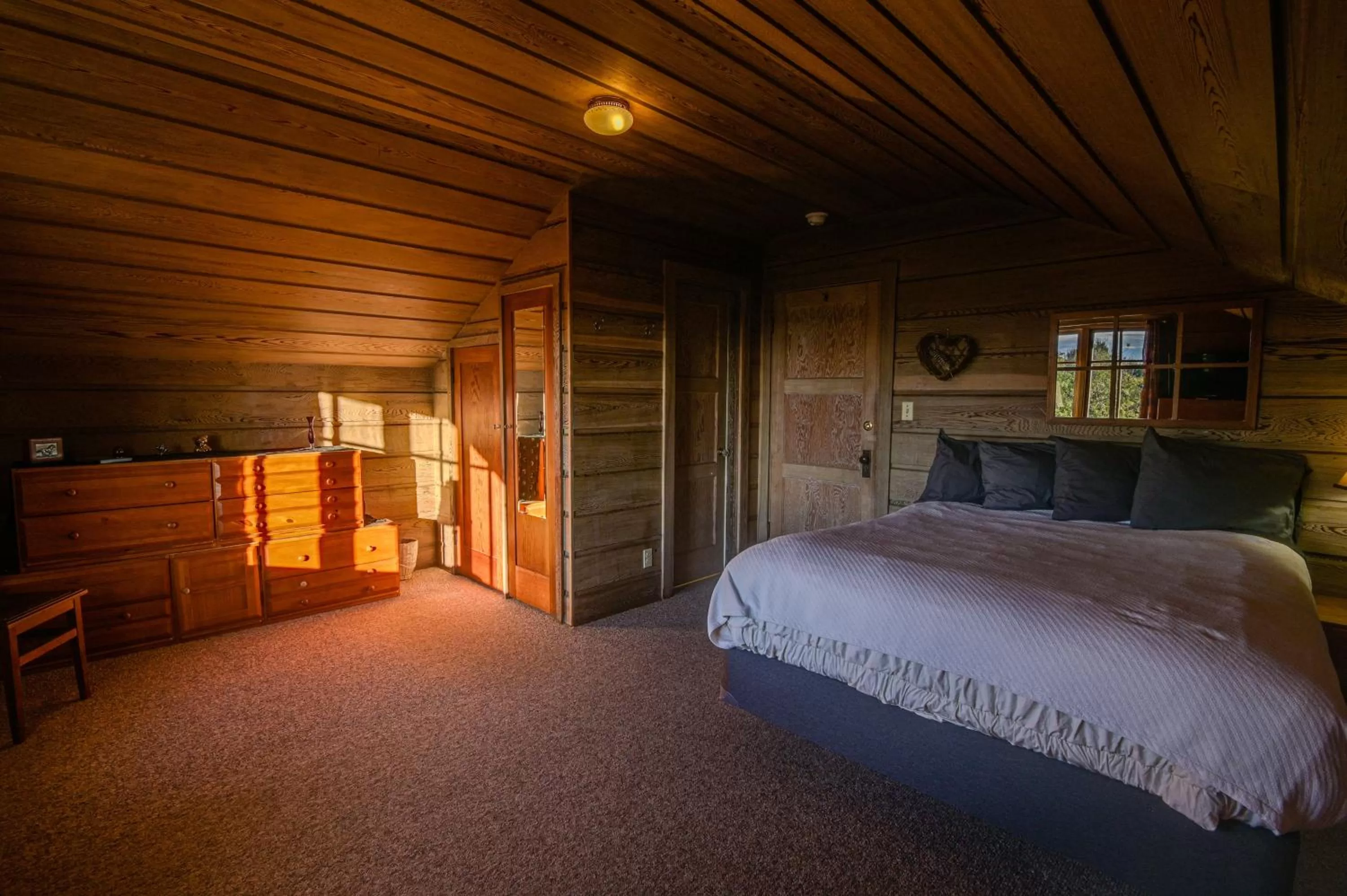 Bed in The Captains Quarters