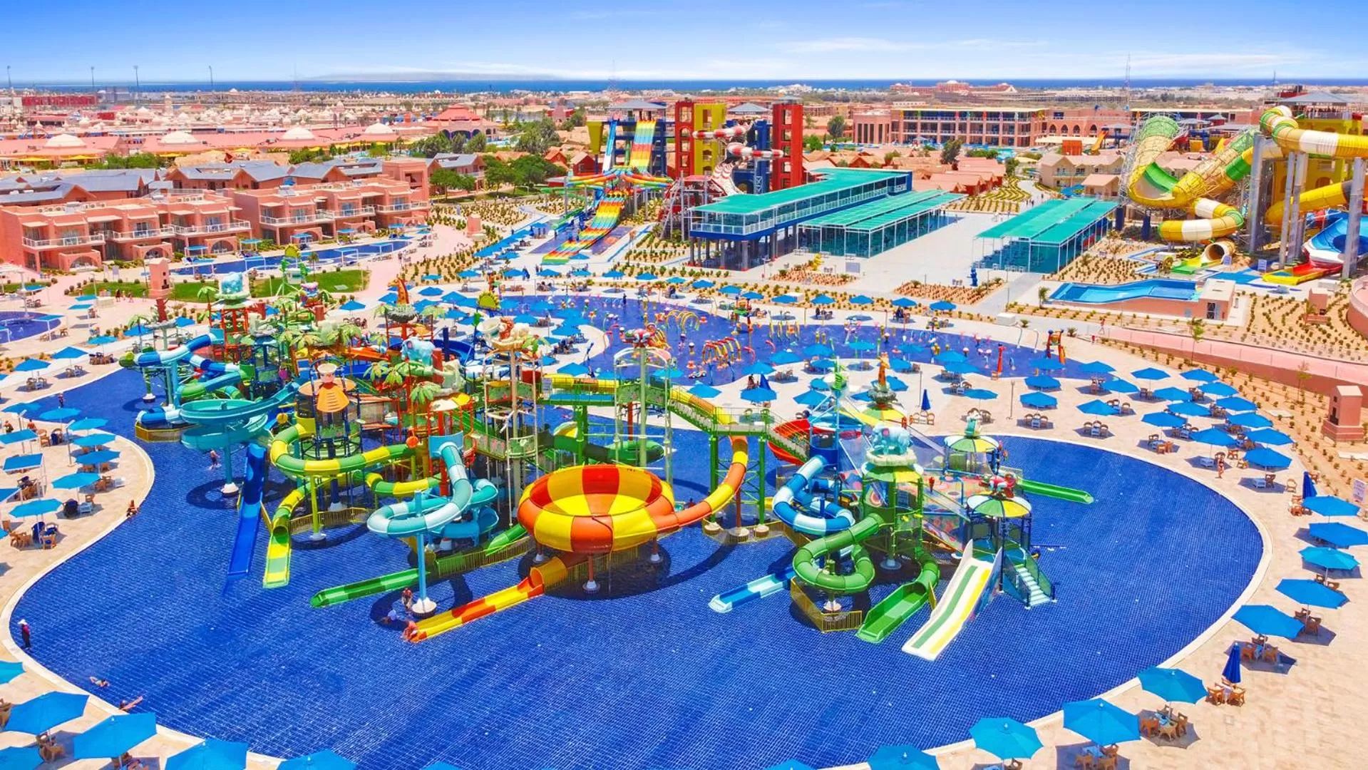 Aqua park in Neverland City Hurghada - Pickalbatros