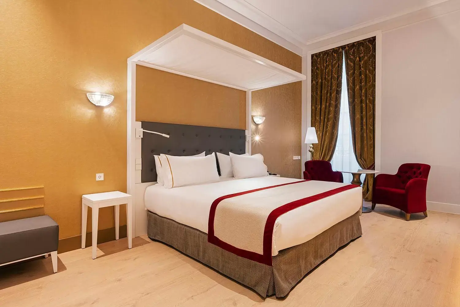 Bedroom, Bed in Áurea Ana Palace by Eurostars Hotel Company