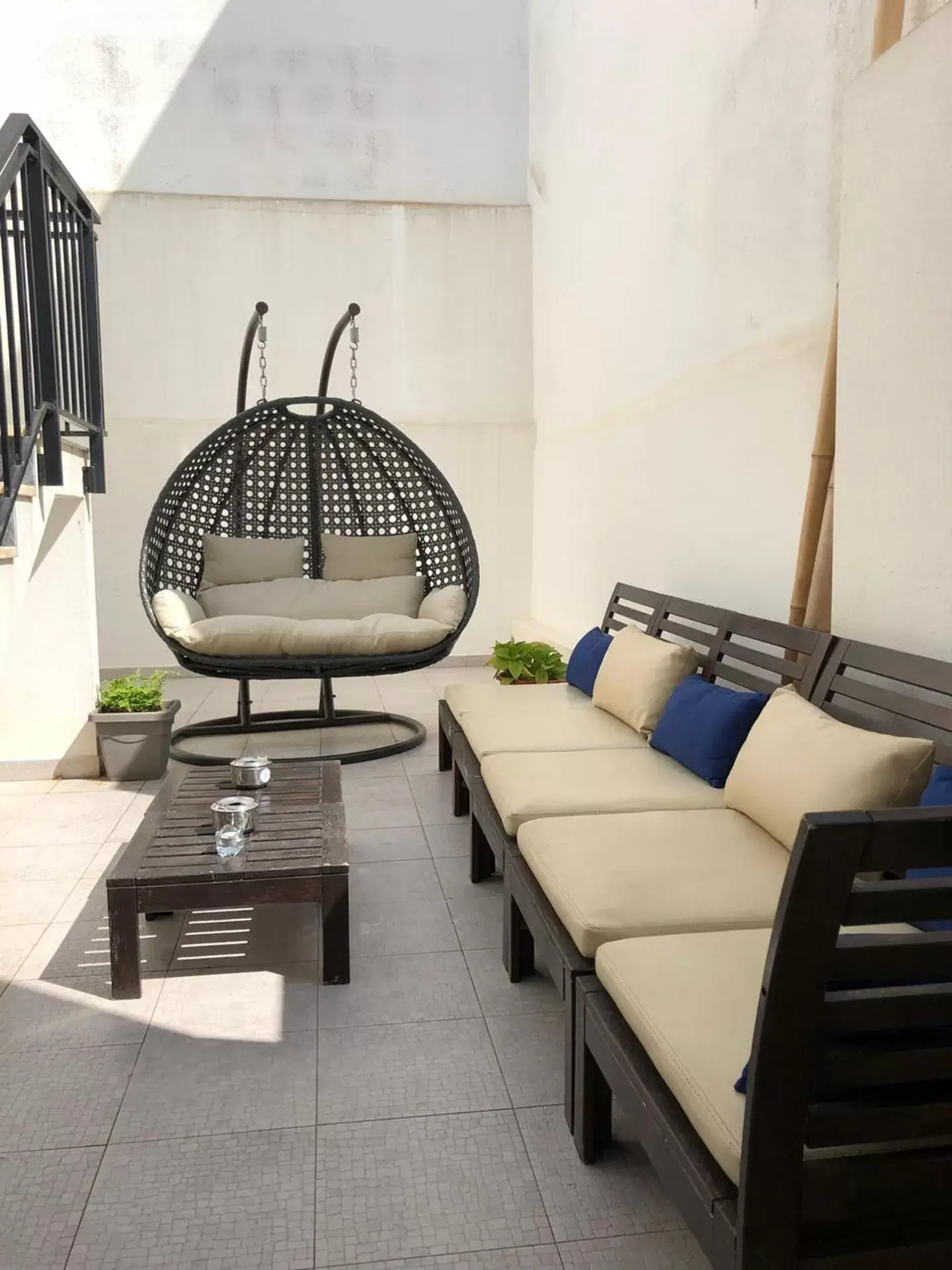 Patio, Seating Area in The Blue Bamboo Hotel - Duna Parque Group