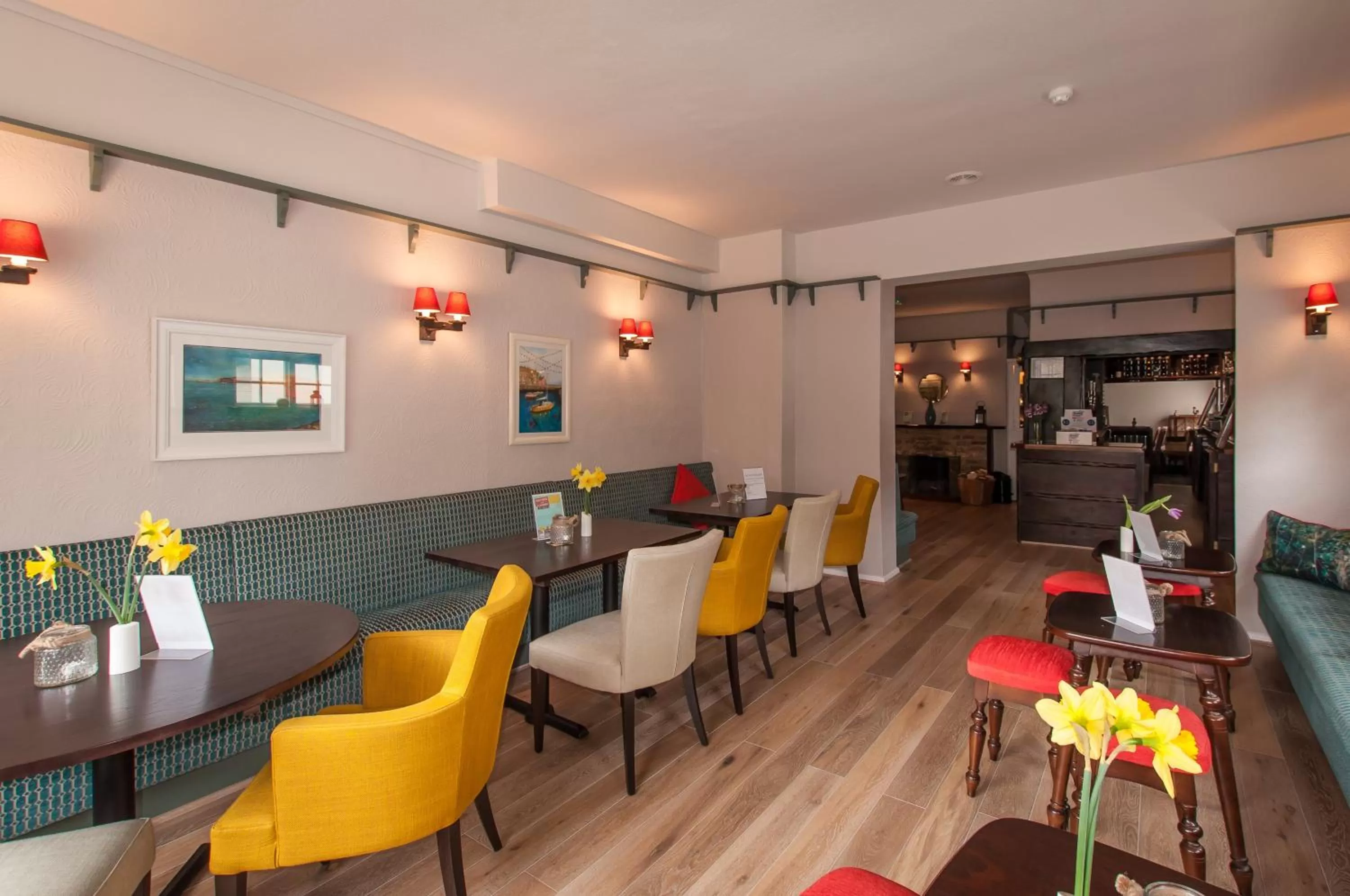 Seating area in Eype's Mouth Country Hotel