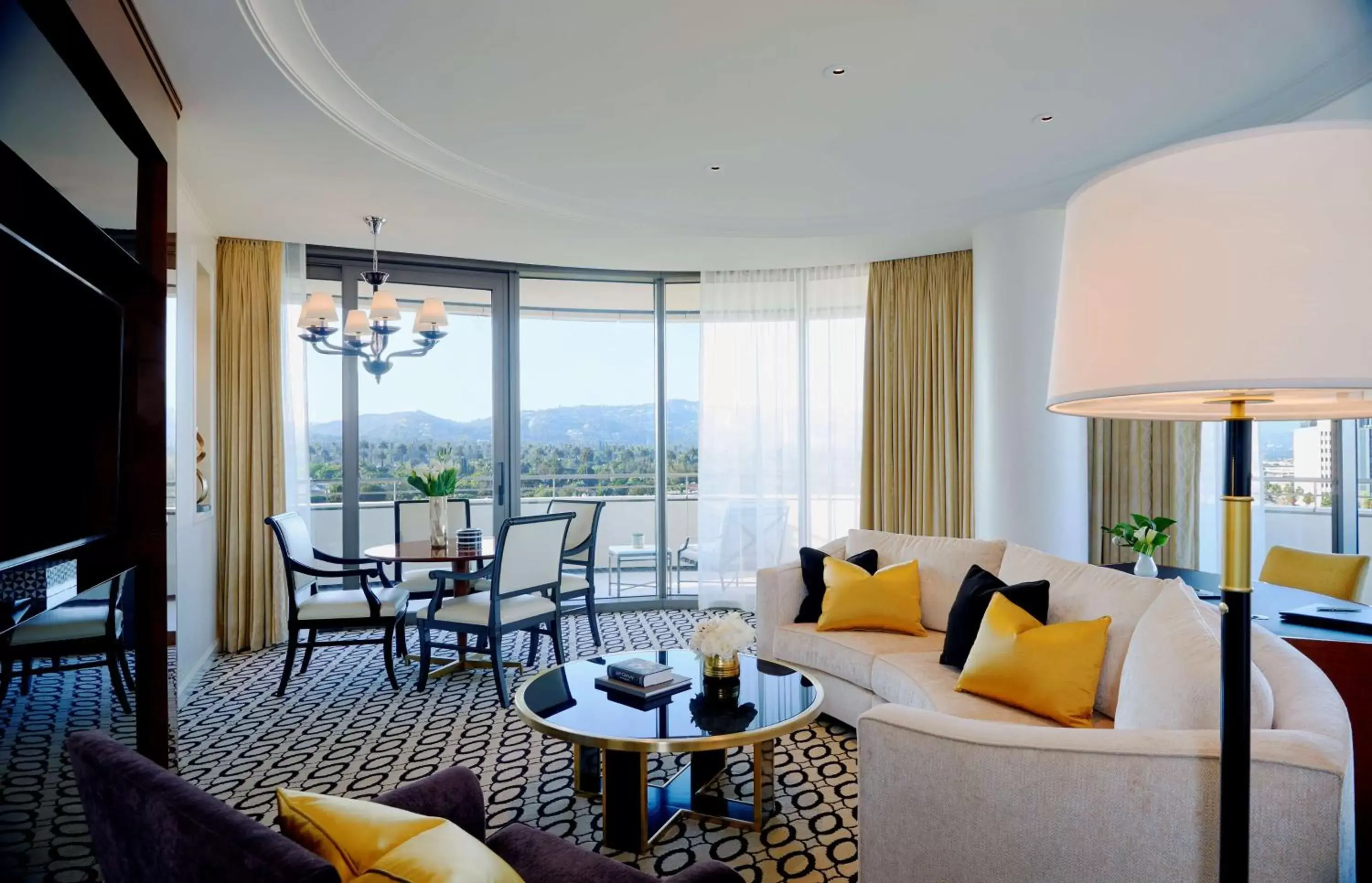 Living room, Seating Area in Waldorf Astoria Beverly Hills