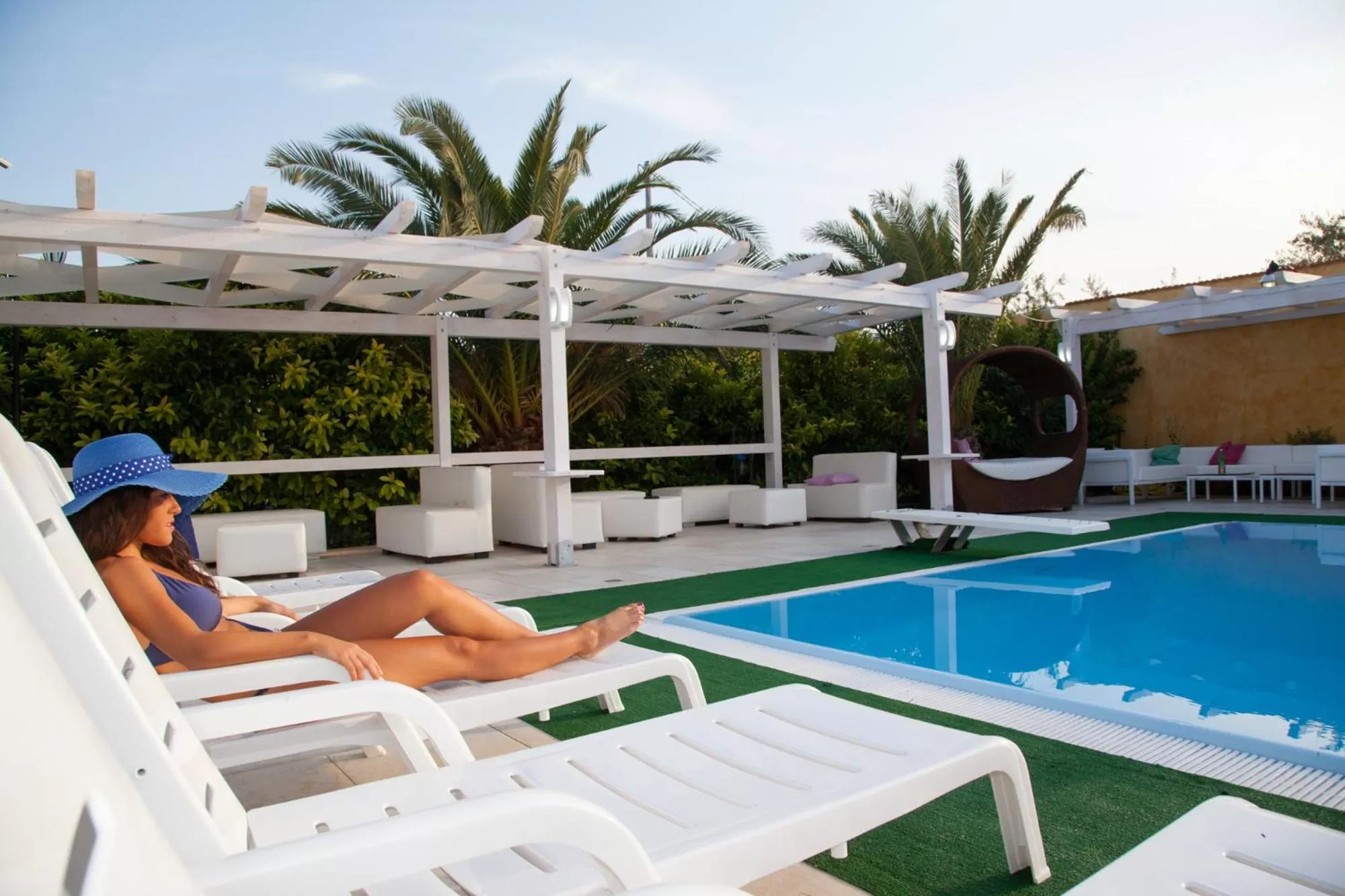 Swimming Pool in da Biagio B & B - Restaurant