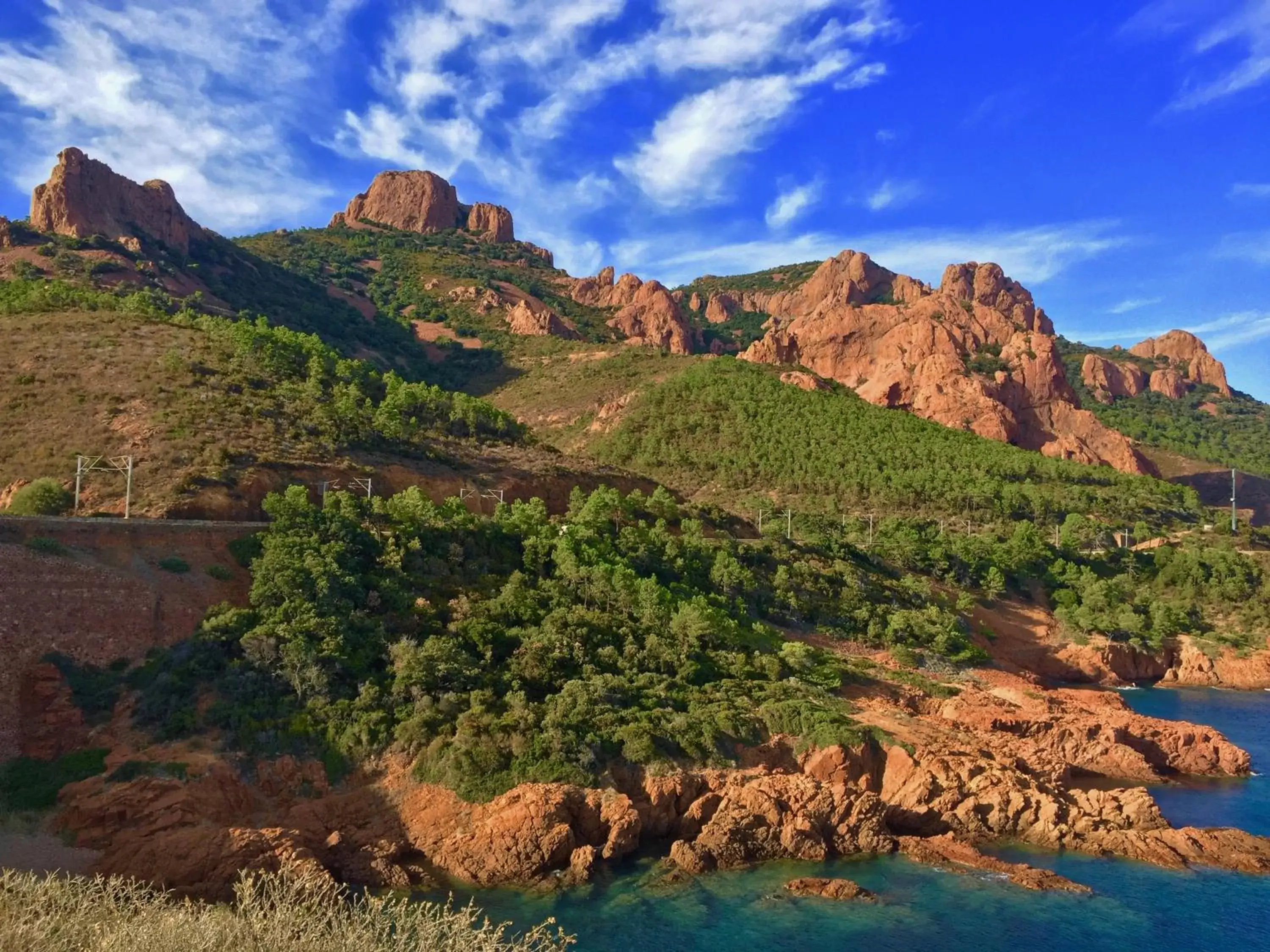 Natural landscape in Le Thimothée : Hôtel & Studios