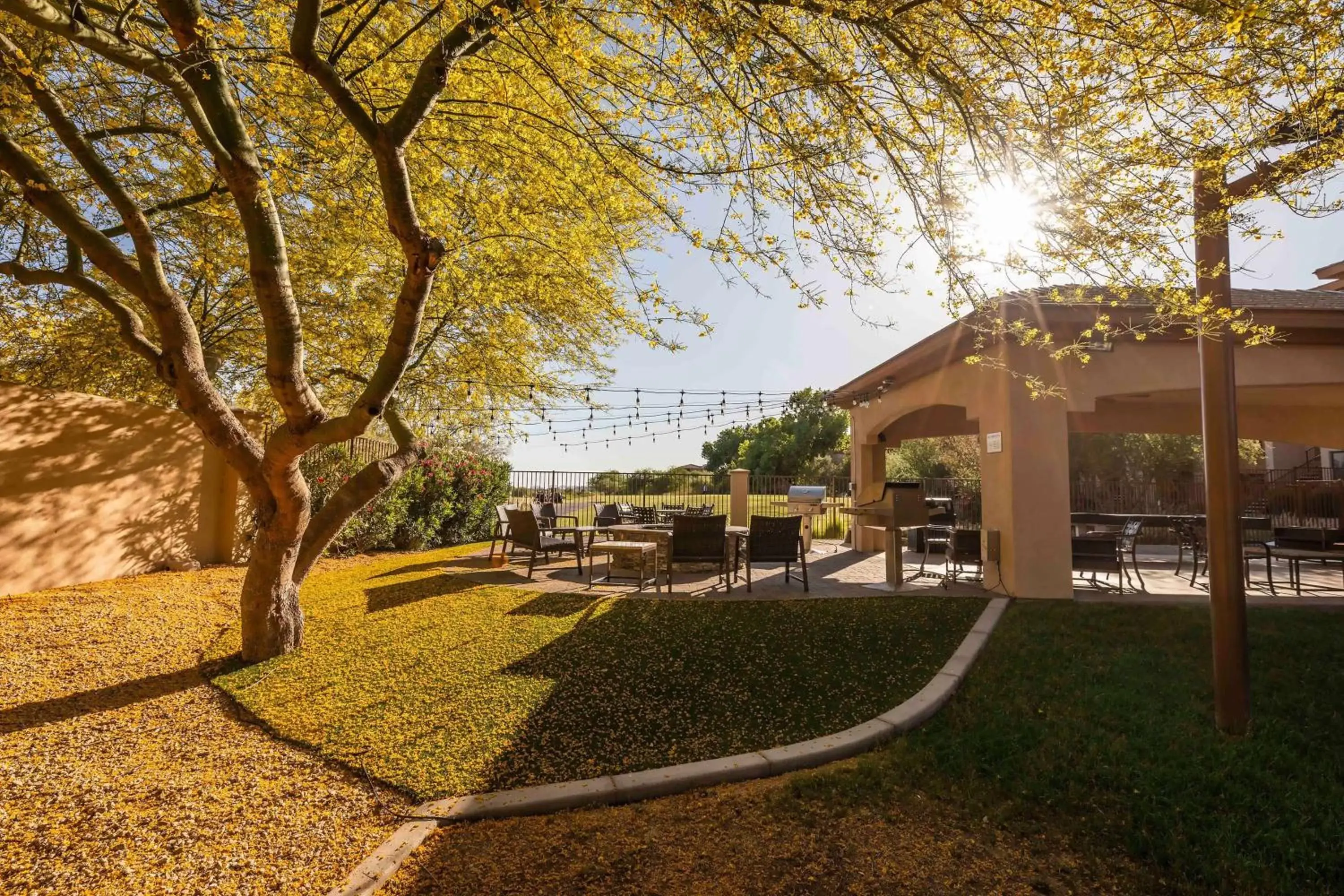 Patio in Hilton Vacation Club Scottsdale Links Resort