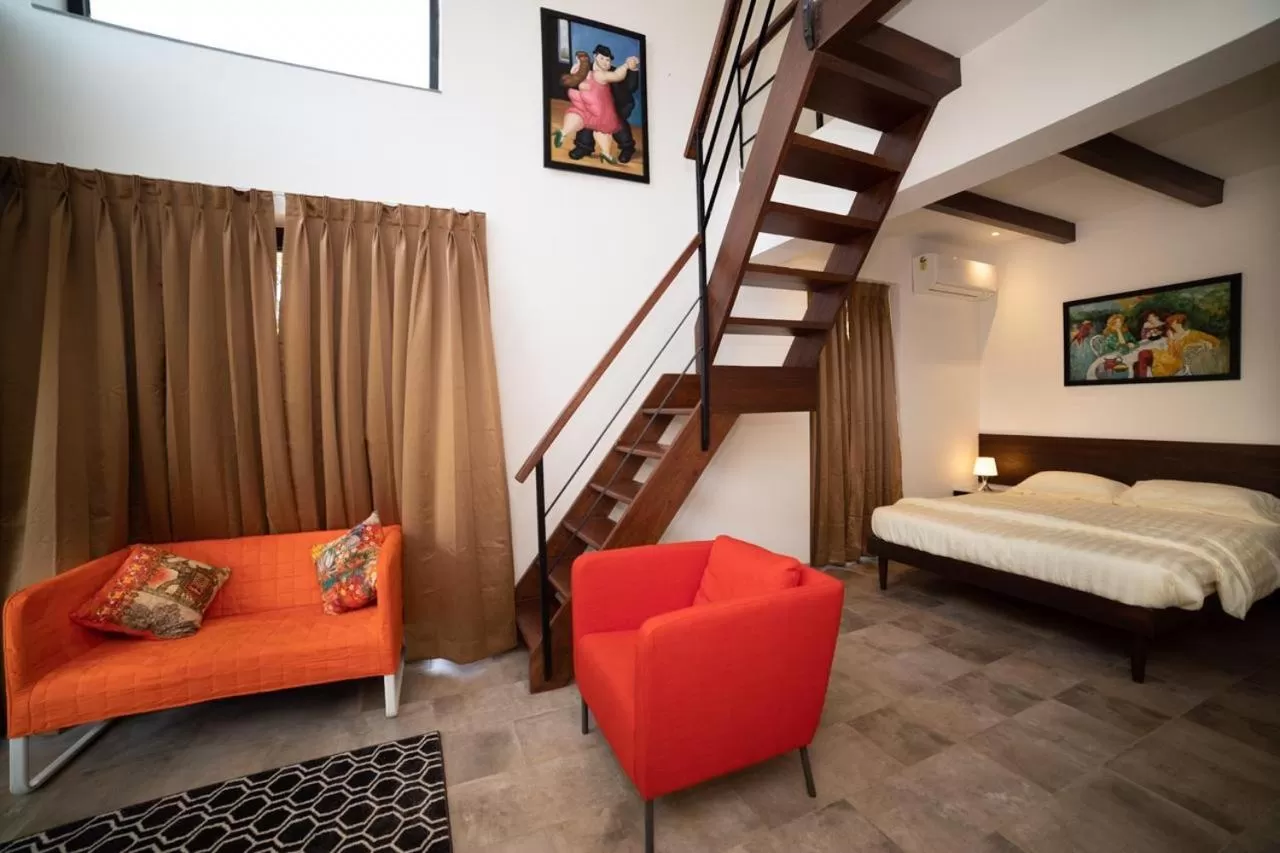 Bed in HALF Hotel, Calangute