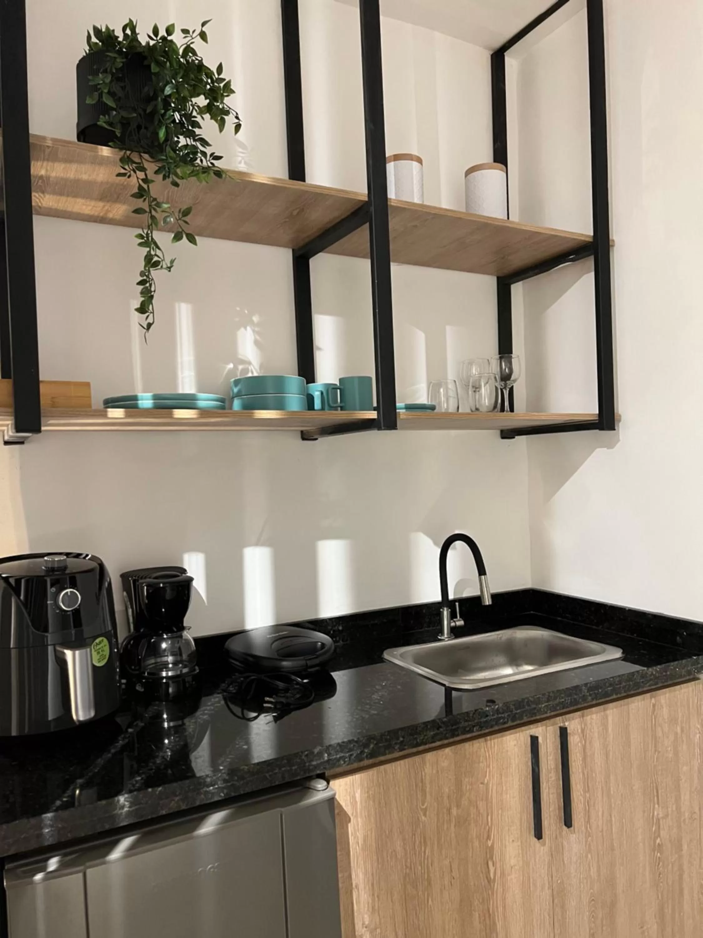 Kitchen or kitchenette in HOTEL 9.5 SAN FERNANDO